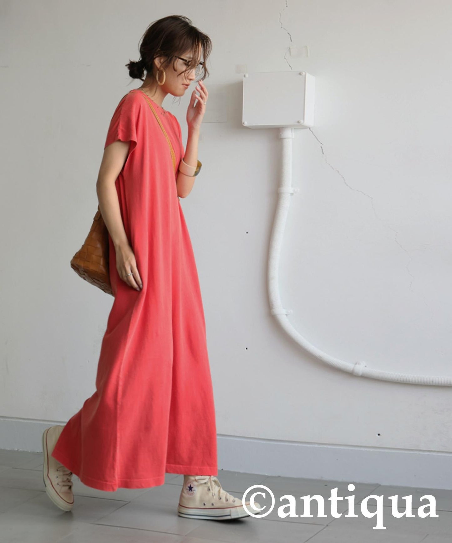 Ladies 100% Cotton T-Shirt Dress