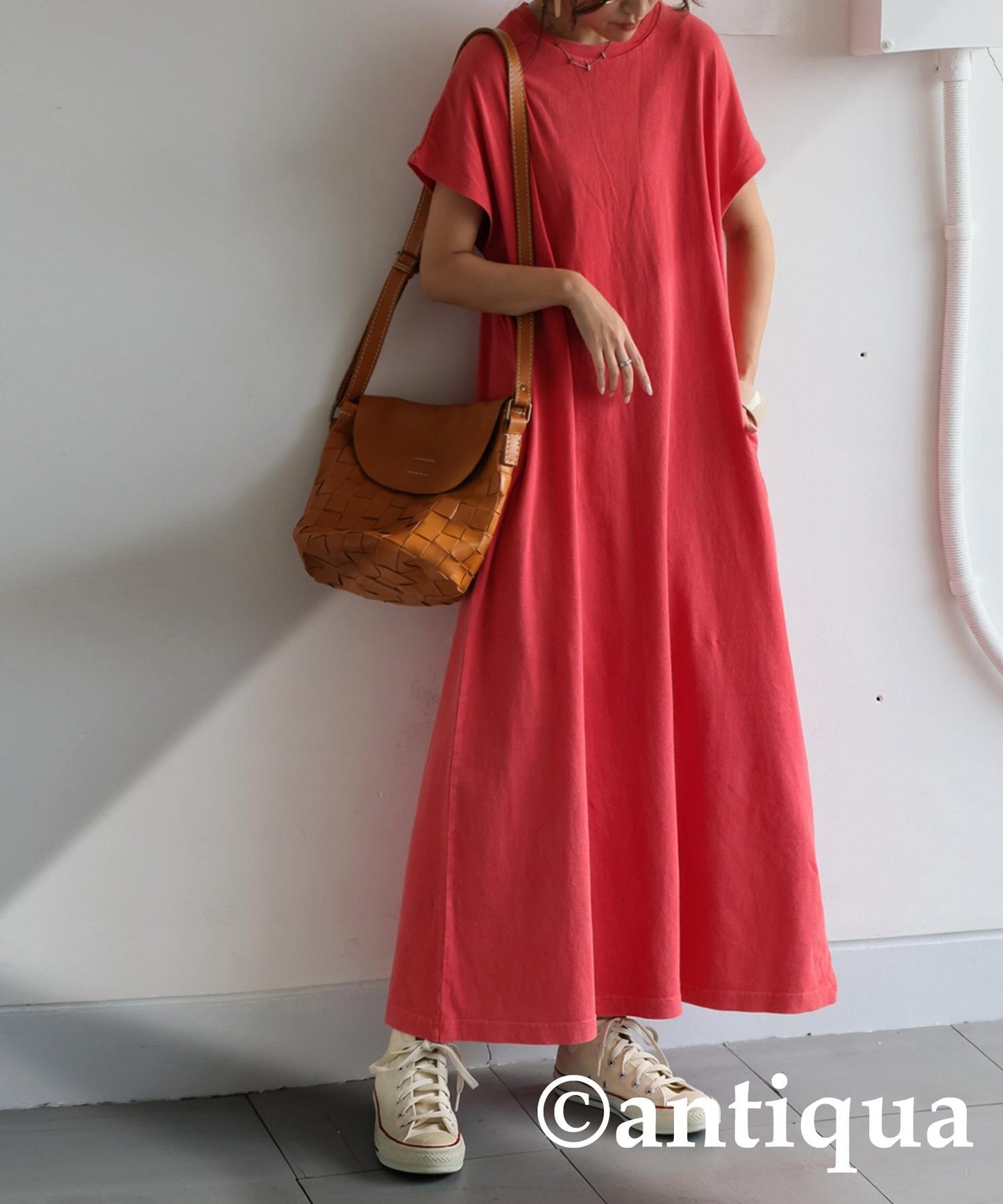 Ladies 100% Cotton T-Shirt Dress