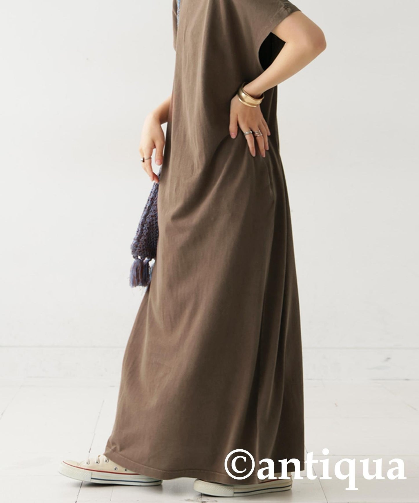 Ladies 100% Cotton T-Shirt Dress