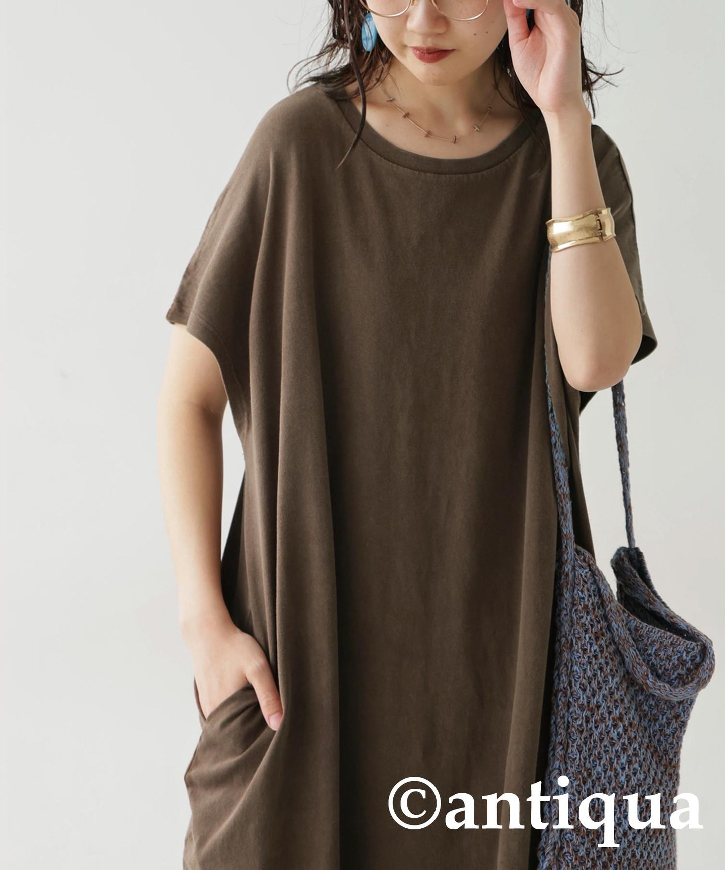 Ladies 100% Cotton T-Shirt Dress