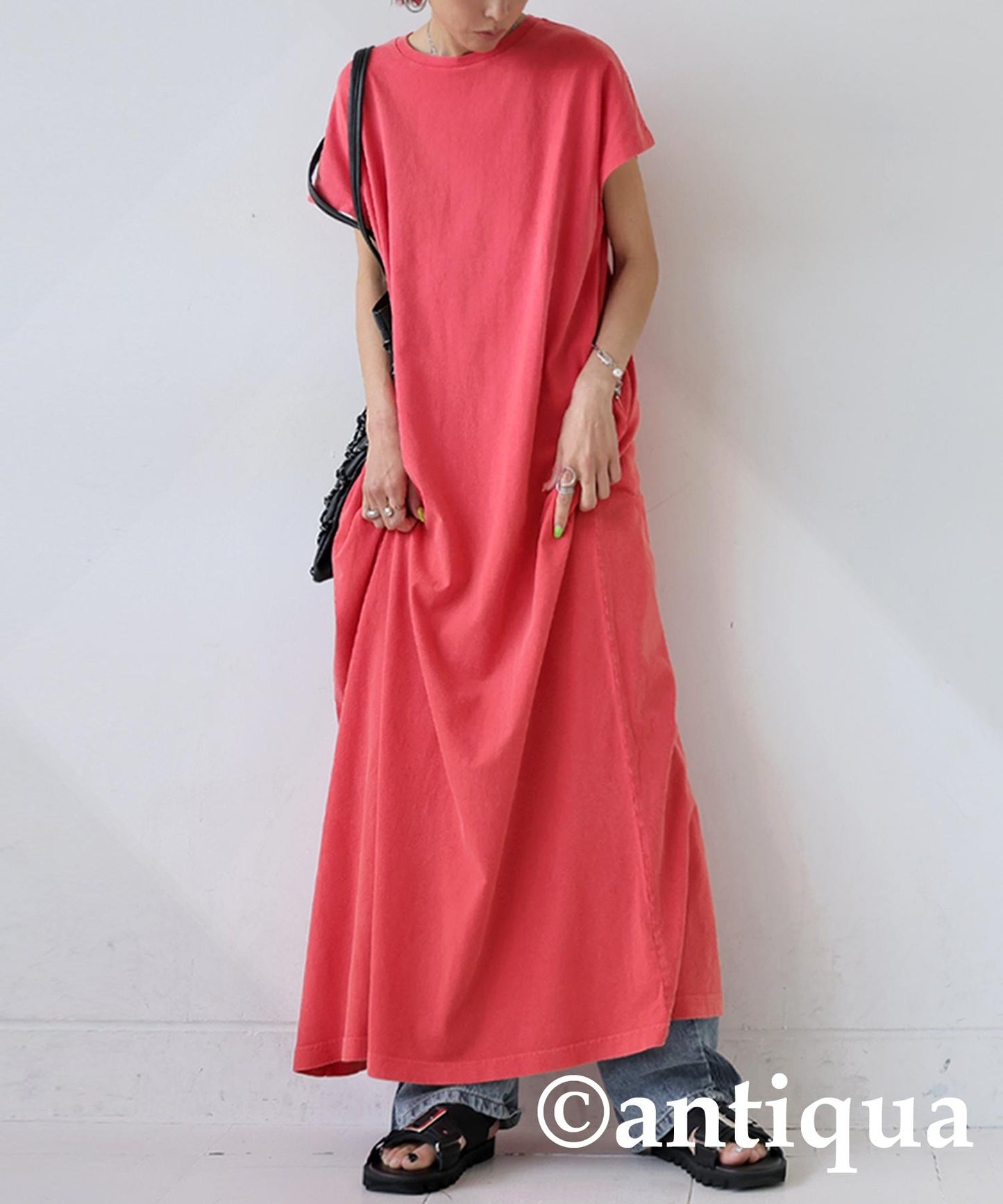 Ladies 100% Cotton T-Shirt Dress