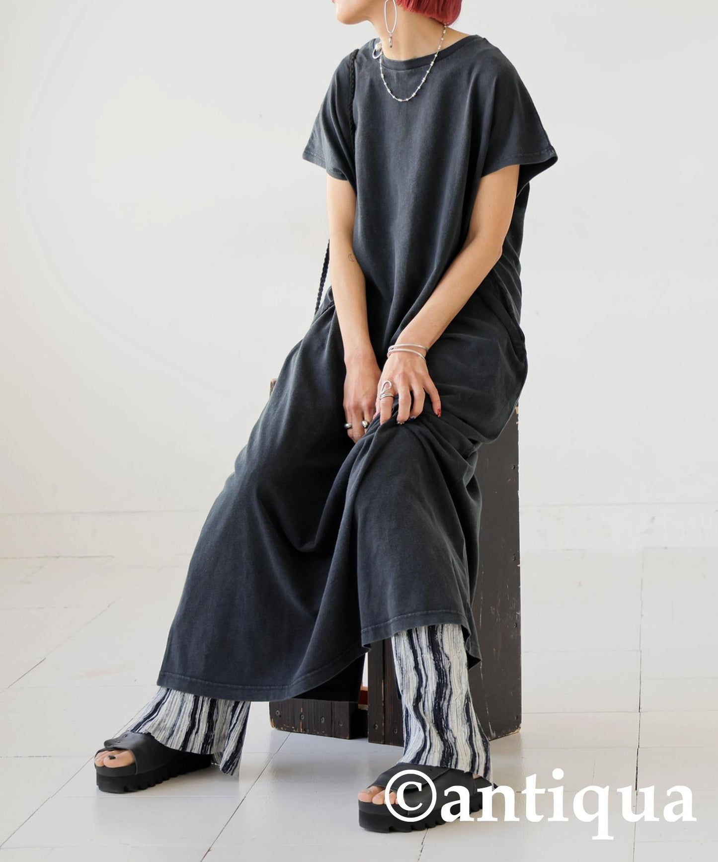 Ladies 100% Cotton T-Shirt Dress