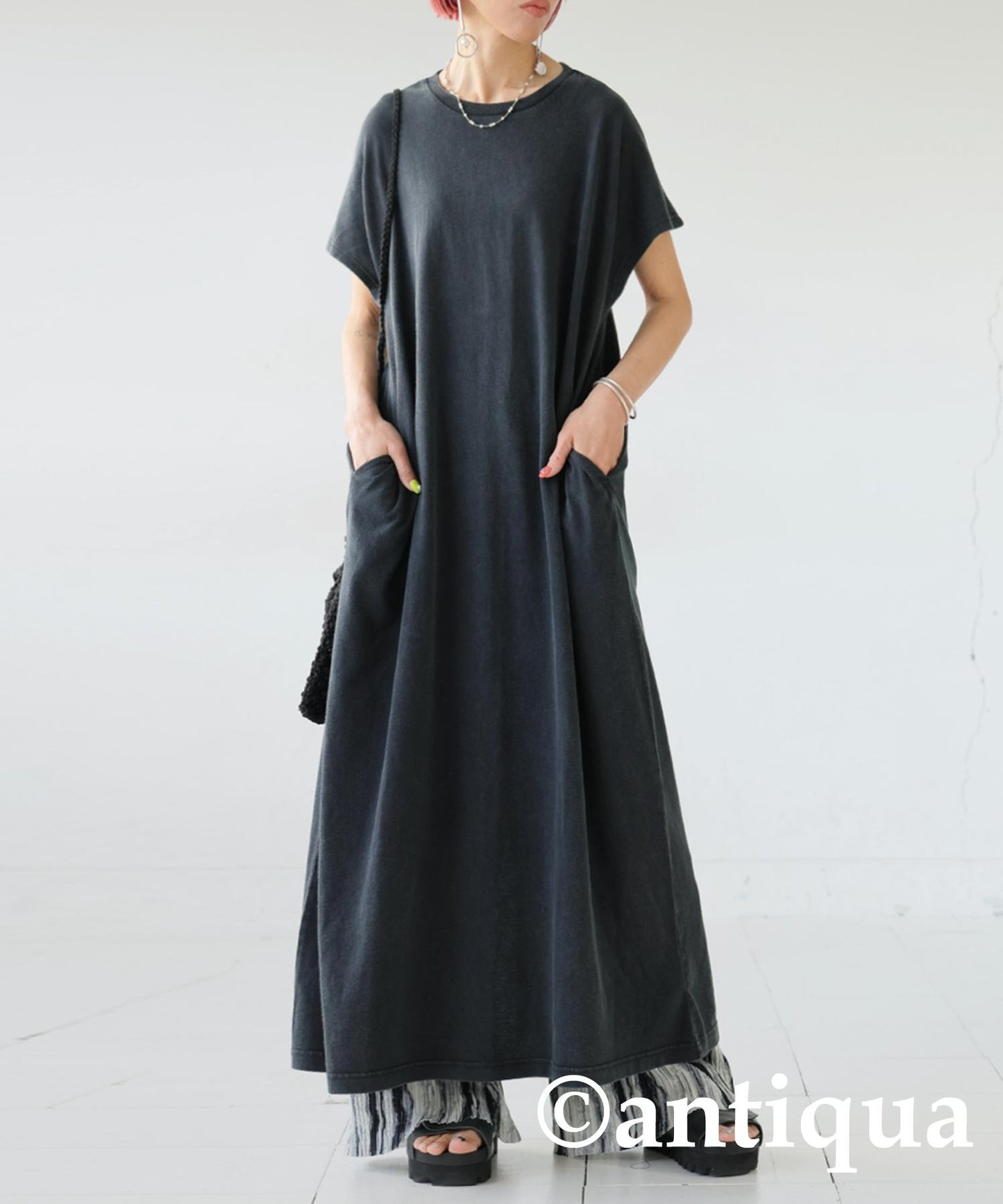 Ladies 100% Cotton T-Shirt Dress