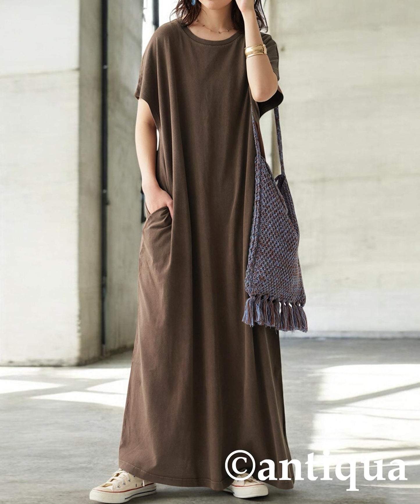 Ladies 100% Cotton T-Shirt Dress