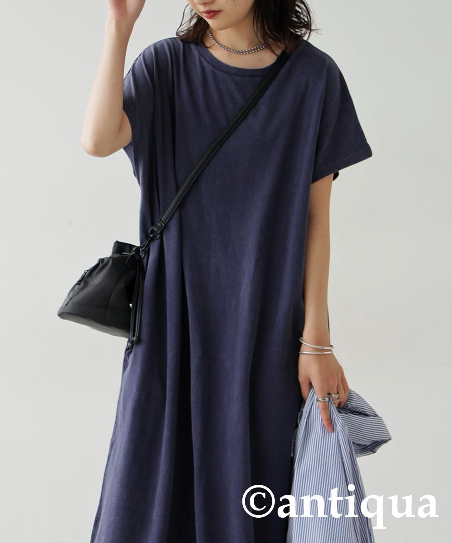 Ladies 100% Cotton T-Shirt Dress