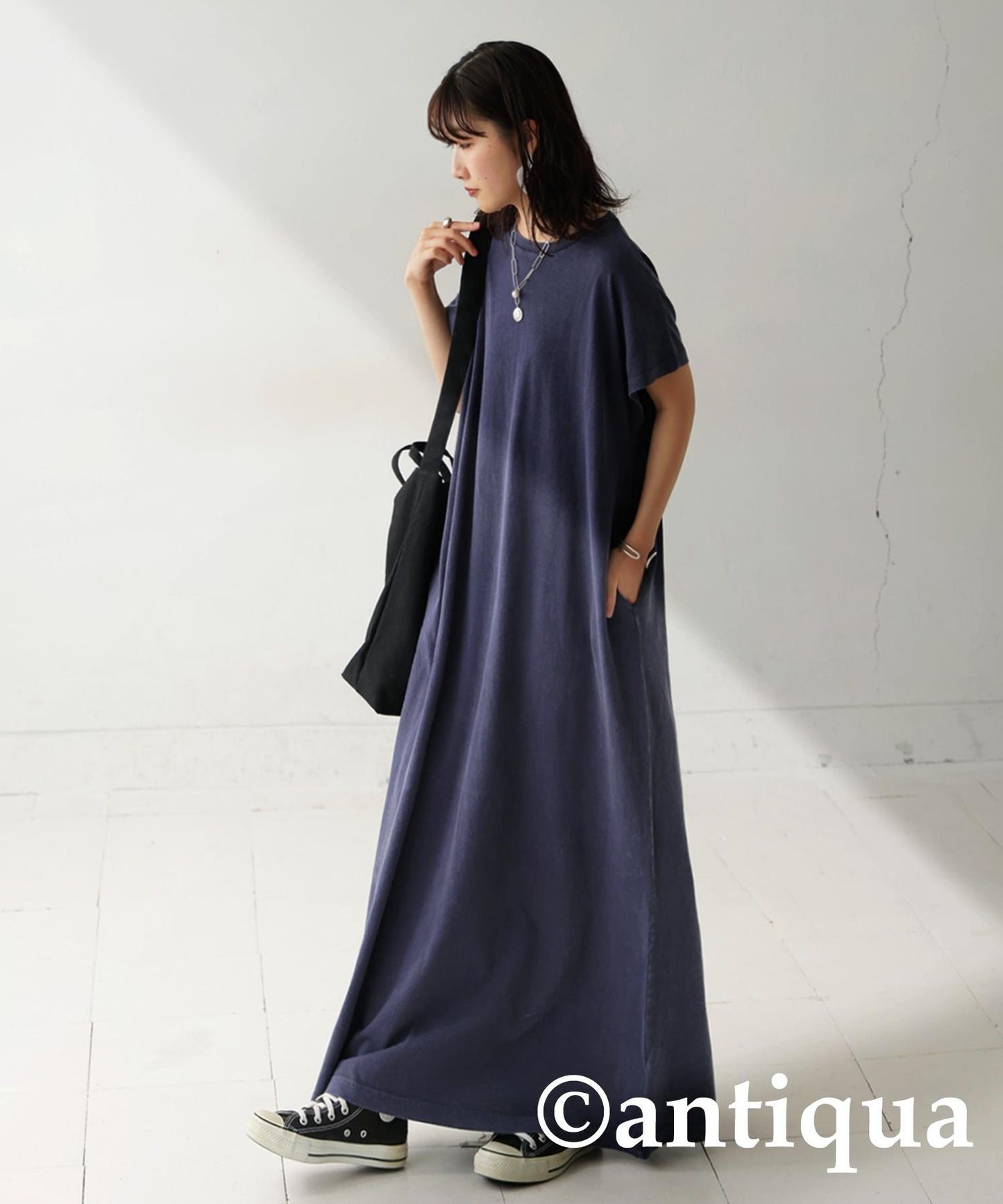 Ladies 100% Cotton T-Shirt Dress