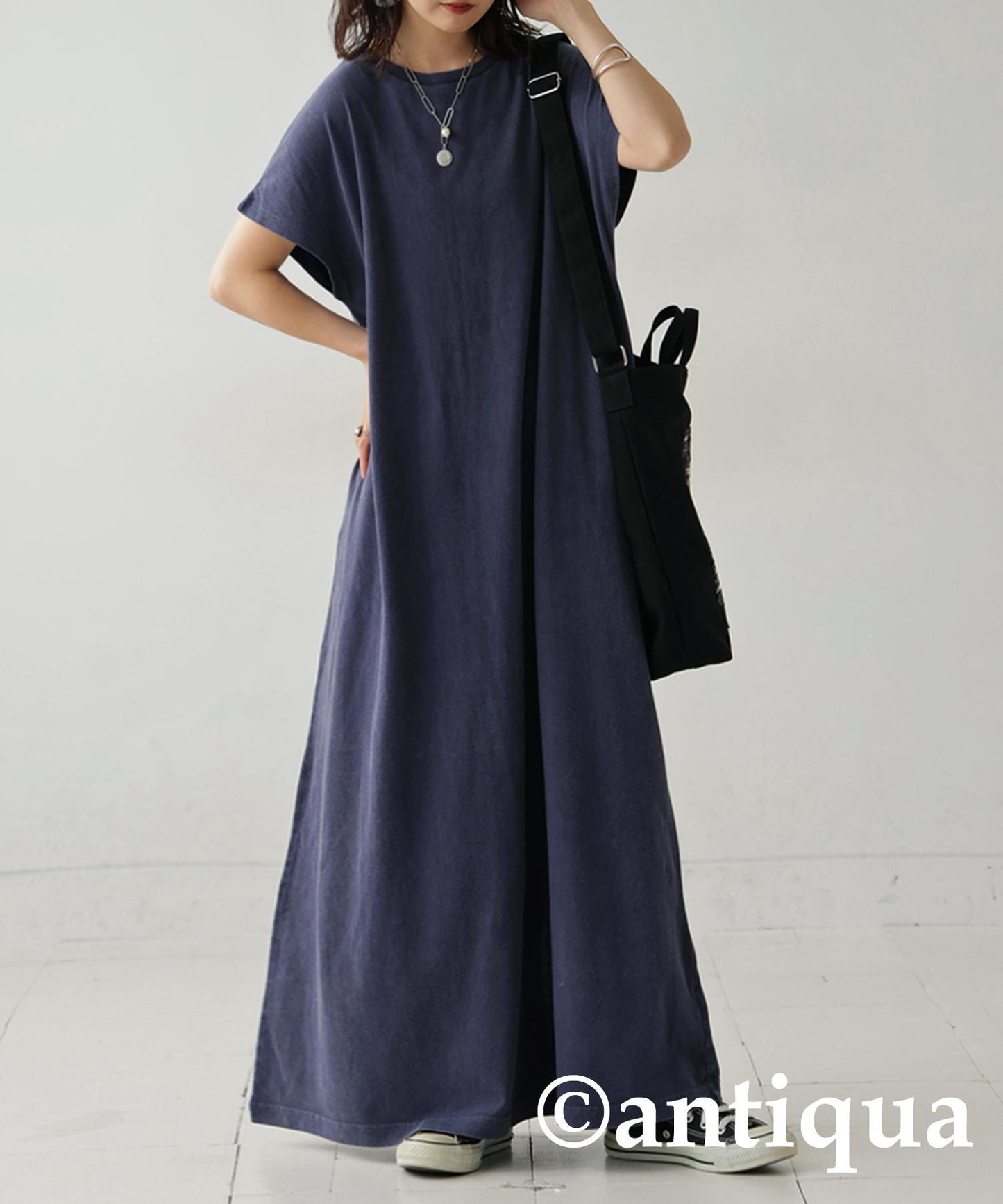 Ladies 100% Cotton T-Shirt Dress