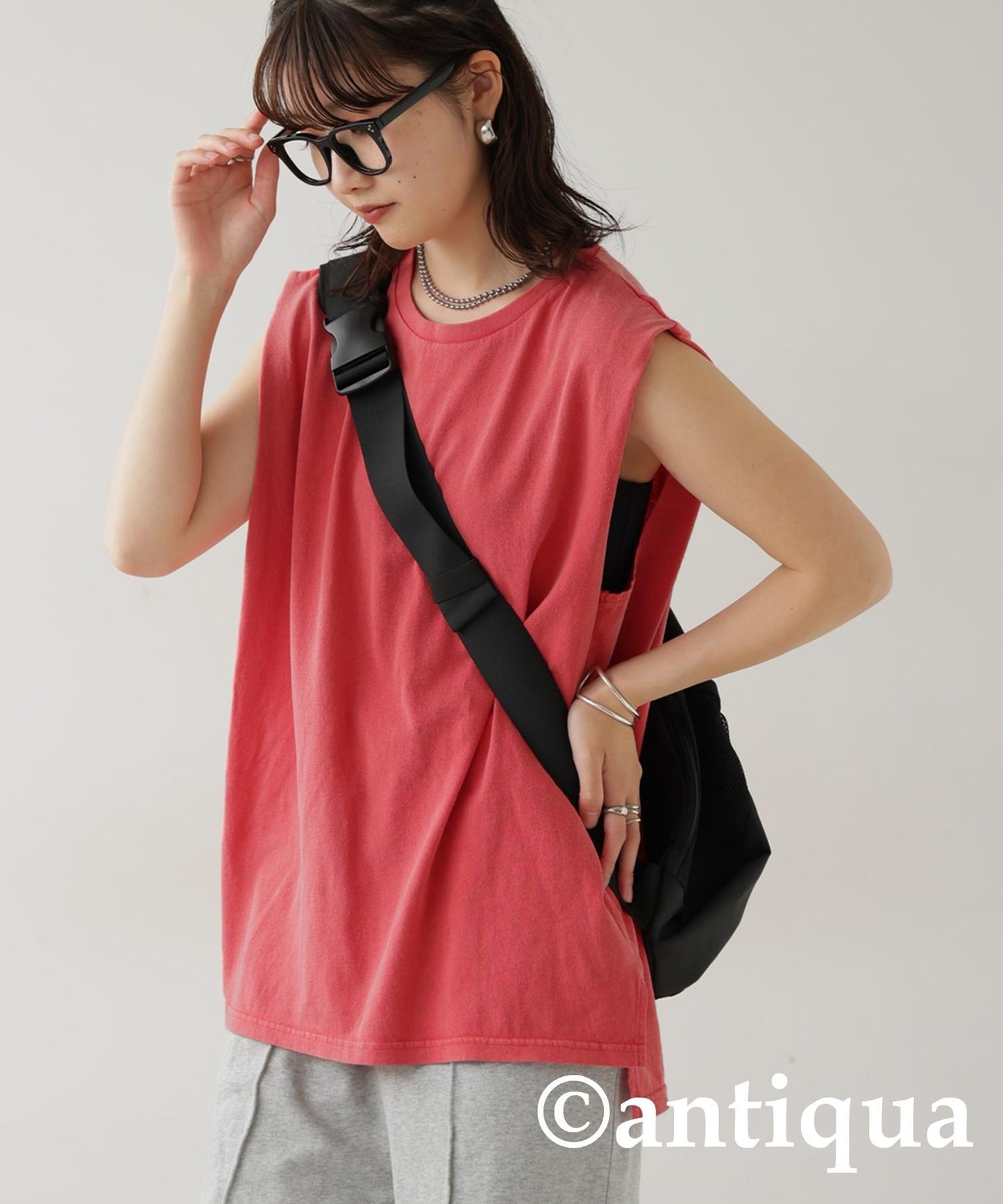 Ladies Acid Wash Sleeveless Tops