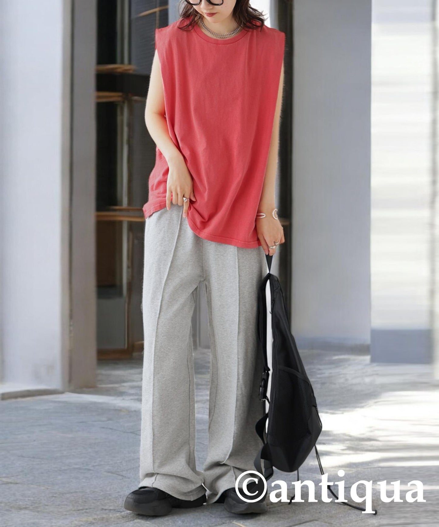 Ladies Acid Wash Sleeveless Tops