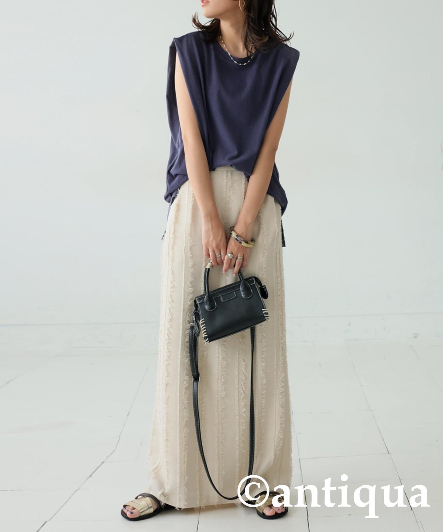 Ladies Acid Wash Sleeveless Tops