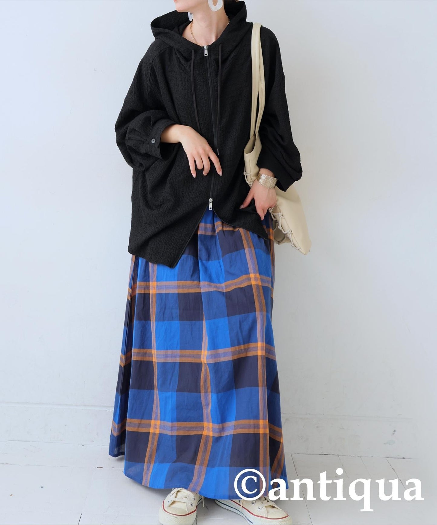 Ladies Double Zip Jacquard Hoodie