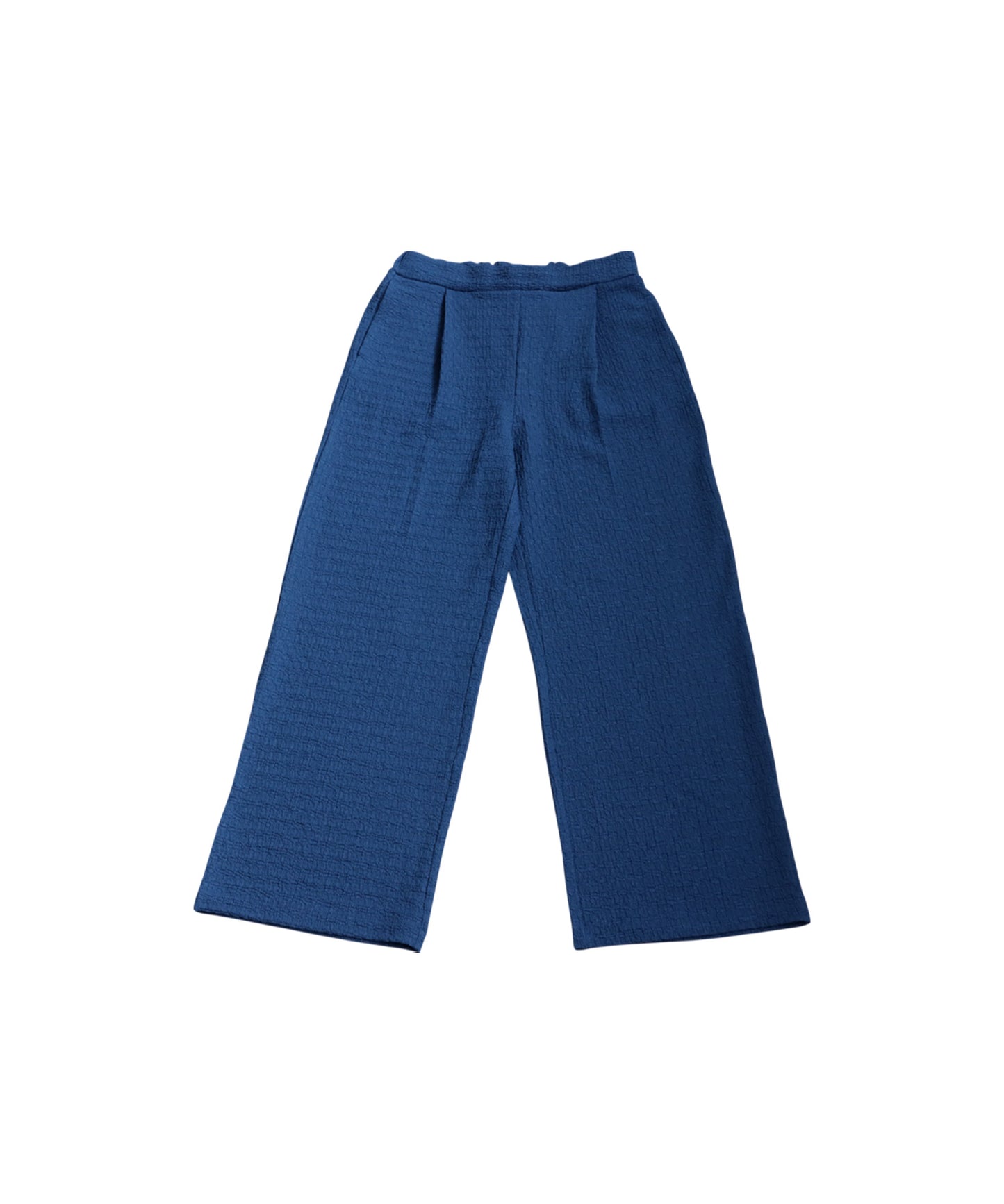 Ladies Puffy Jacquard Tucked Pants