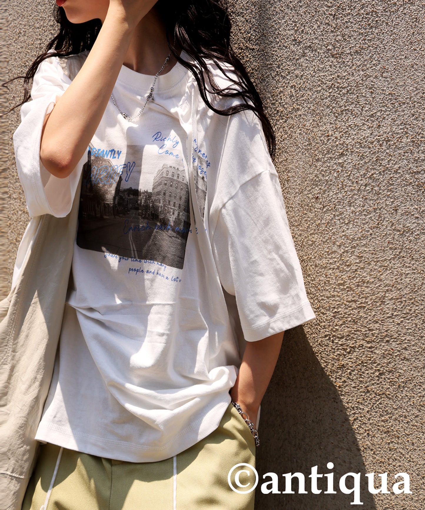 Ladies 3D Tuck Design T-Shirt