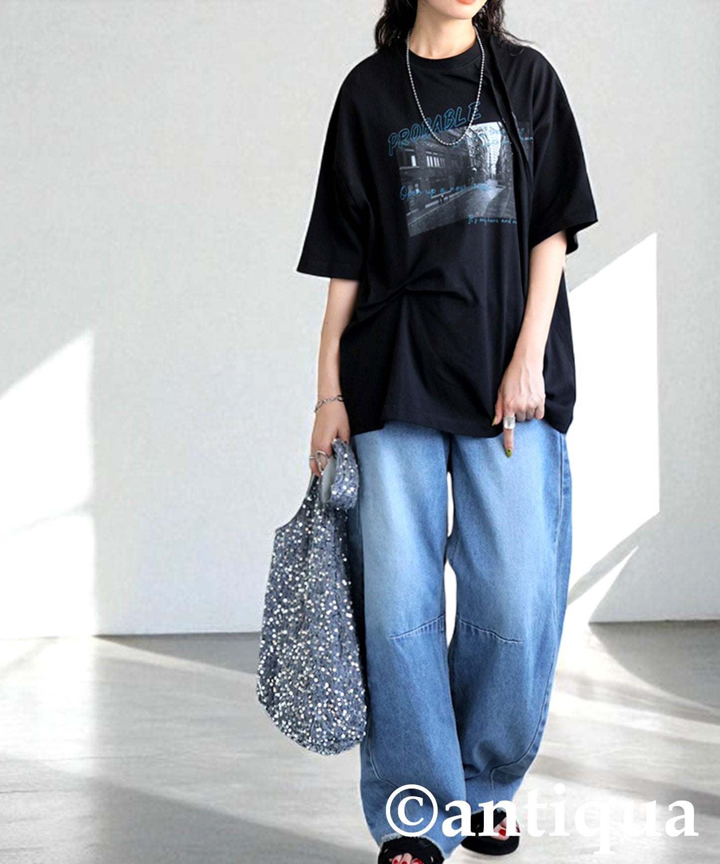 Ladies 3D Tuck Design T-Shirt