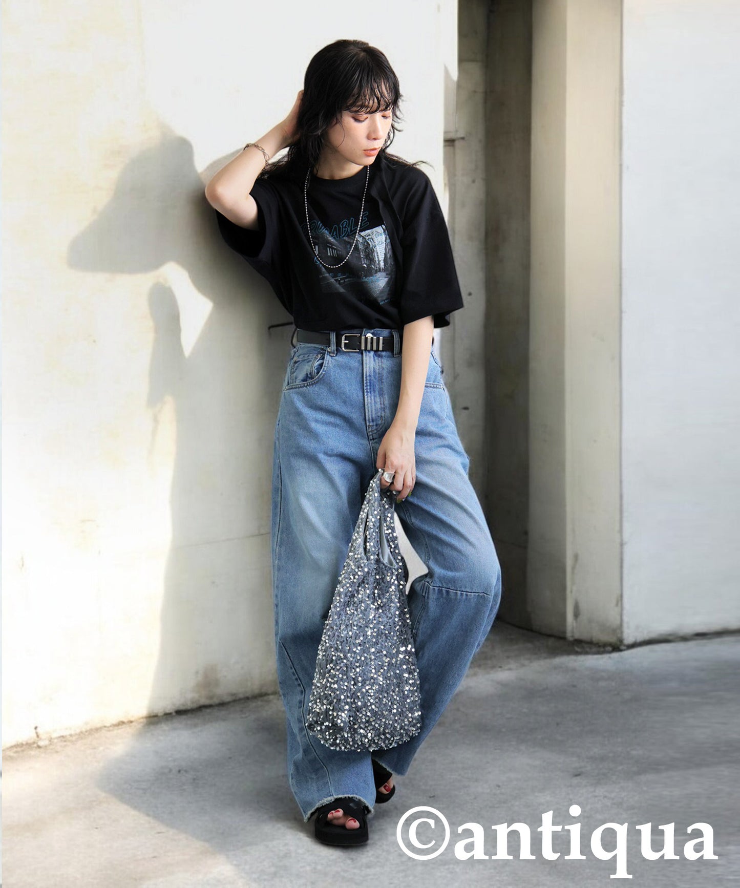 Ladies 3D Tuck Design T-Shirt