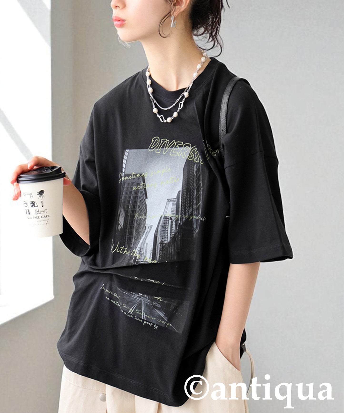 Ladies 3D Tuck Design T-Shirt