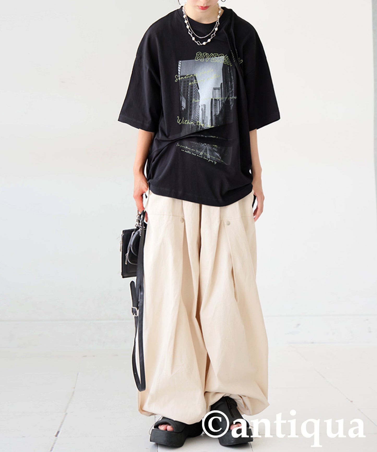 Ladies 3D Tuck Design T-Shirt