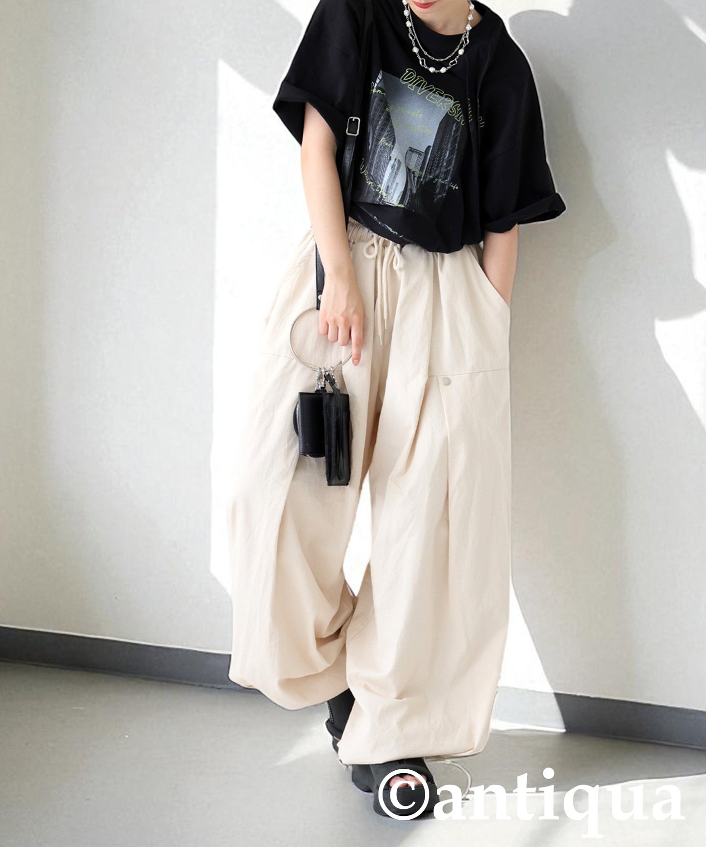 Ladies 3D Tuck Design T-Shirt