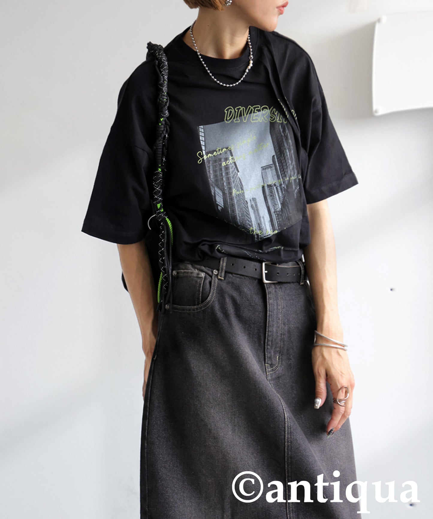 Ladies 3D Tuck Design T-Shirt