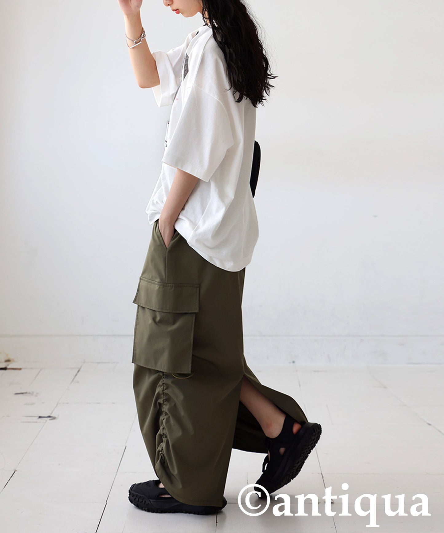 Ladies 3D Tuck Design T-Shirt