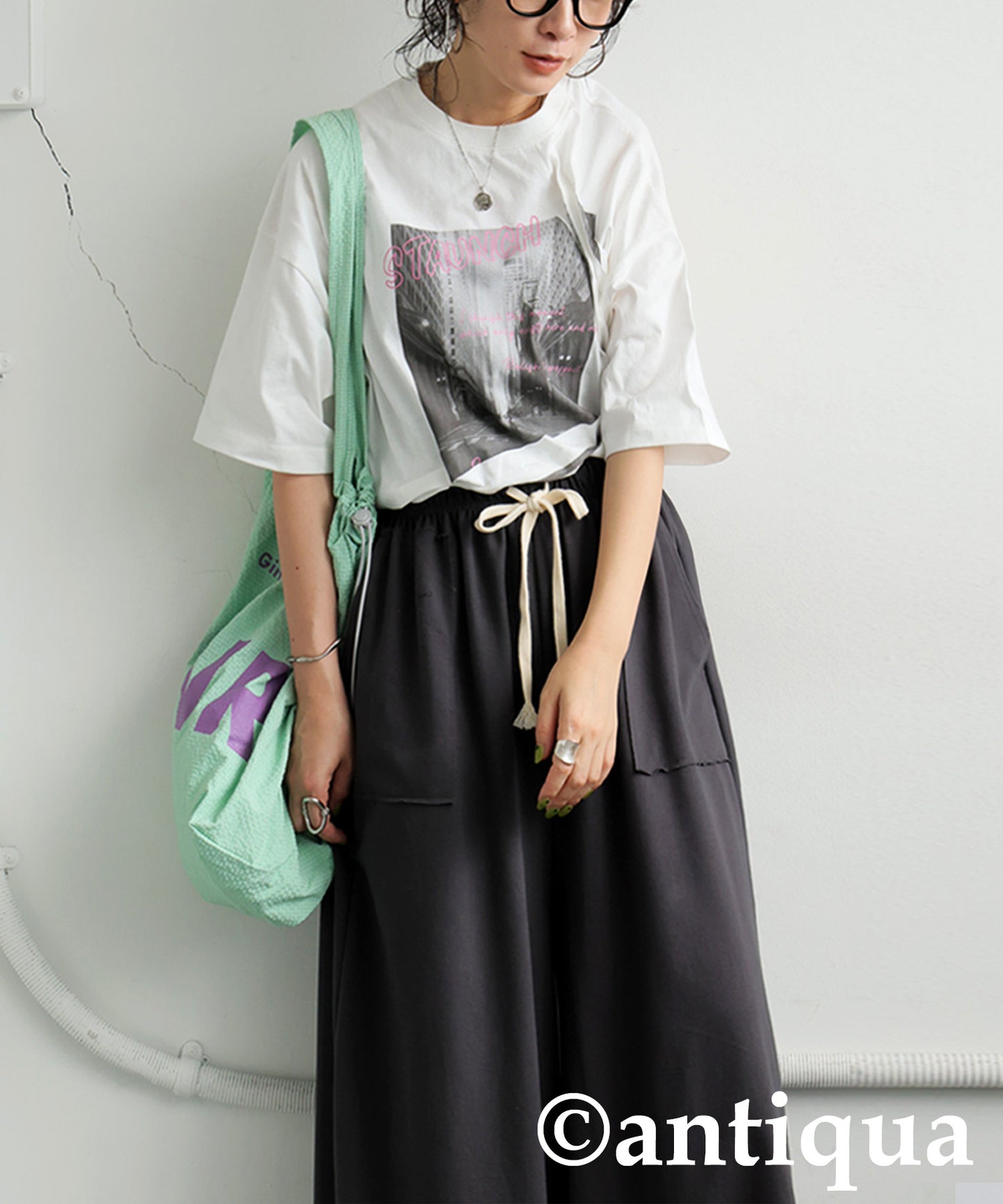 Ladies 3D Tuck Design T-Shirt