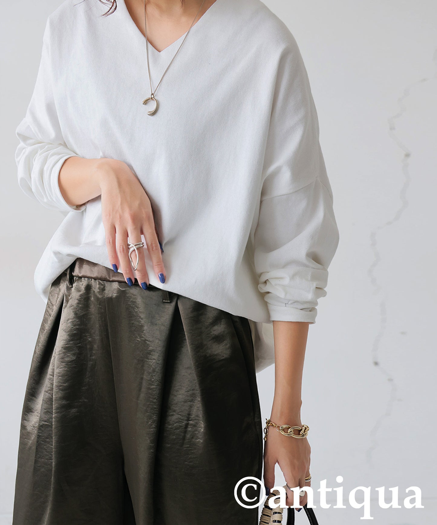 Ladies Satin Wide Pants