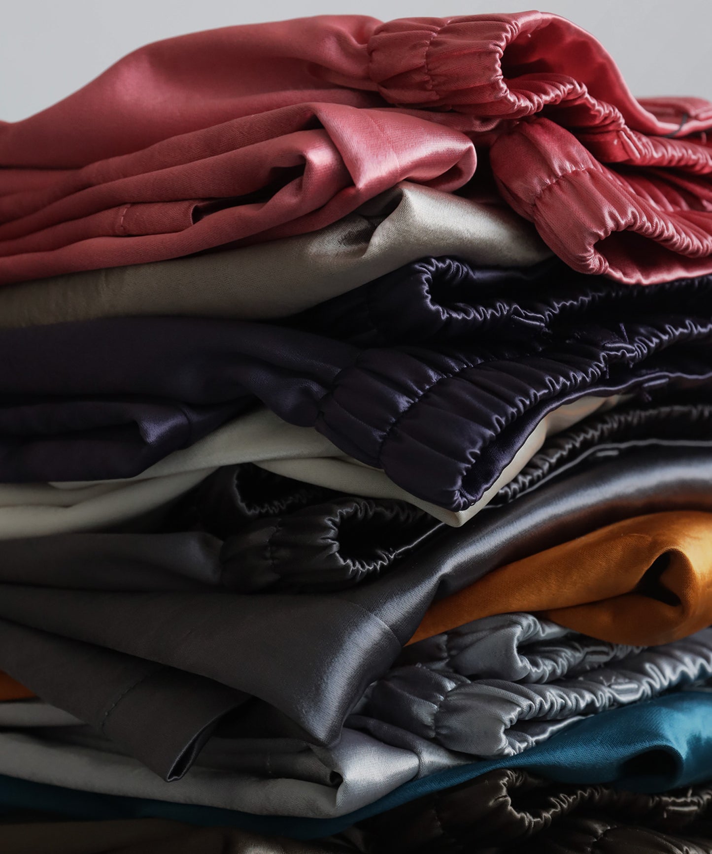 Ladies Satin Wide Pants