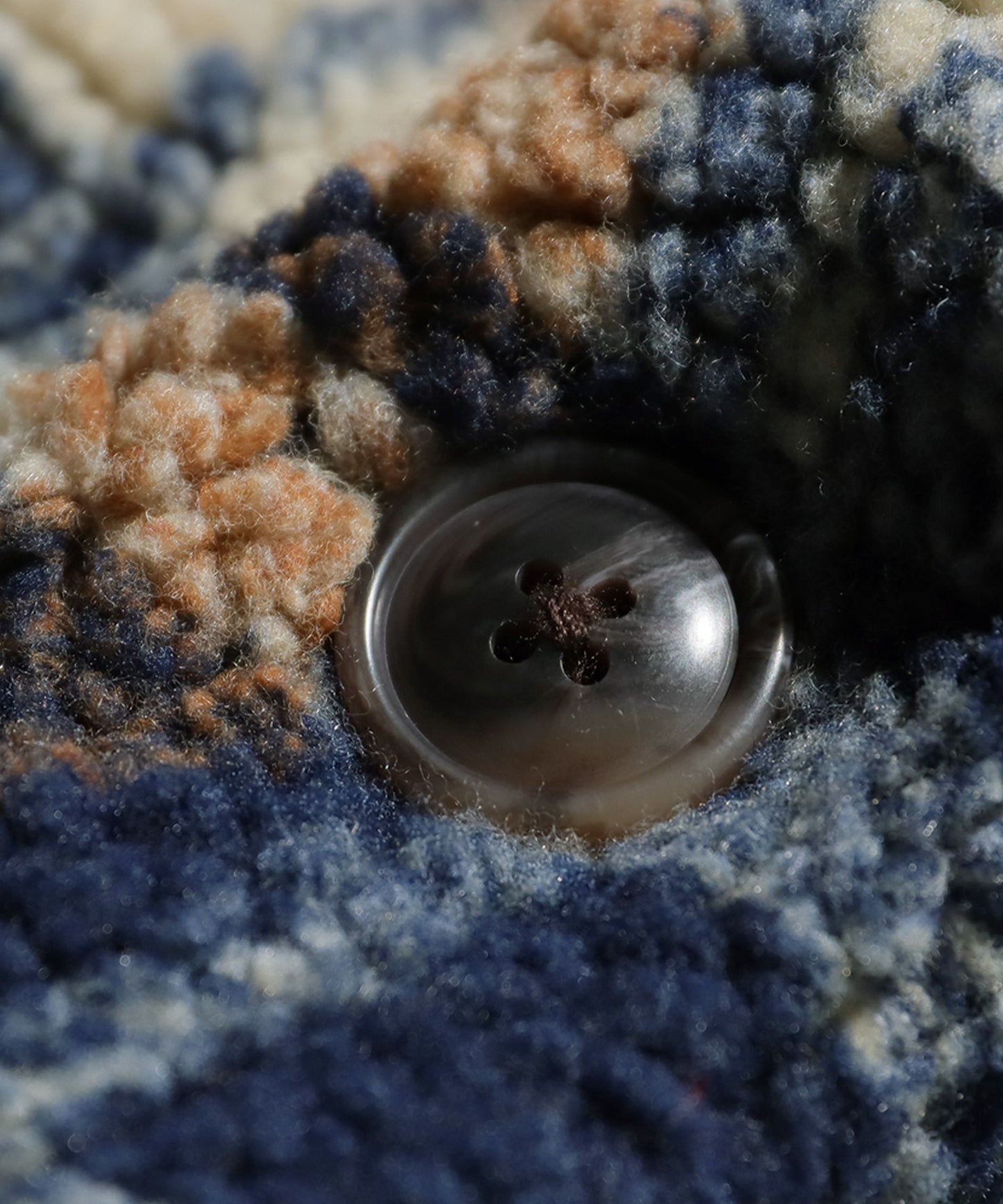 Checked Boa coat Ladies