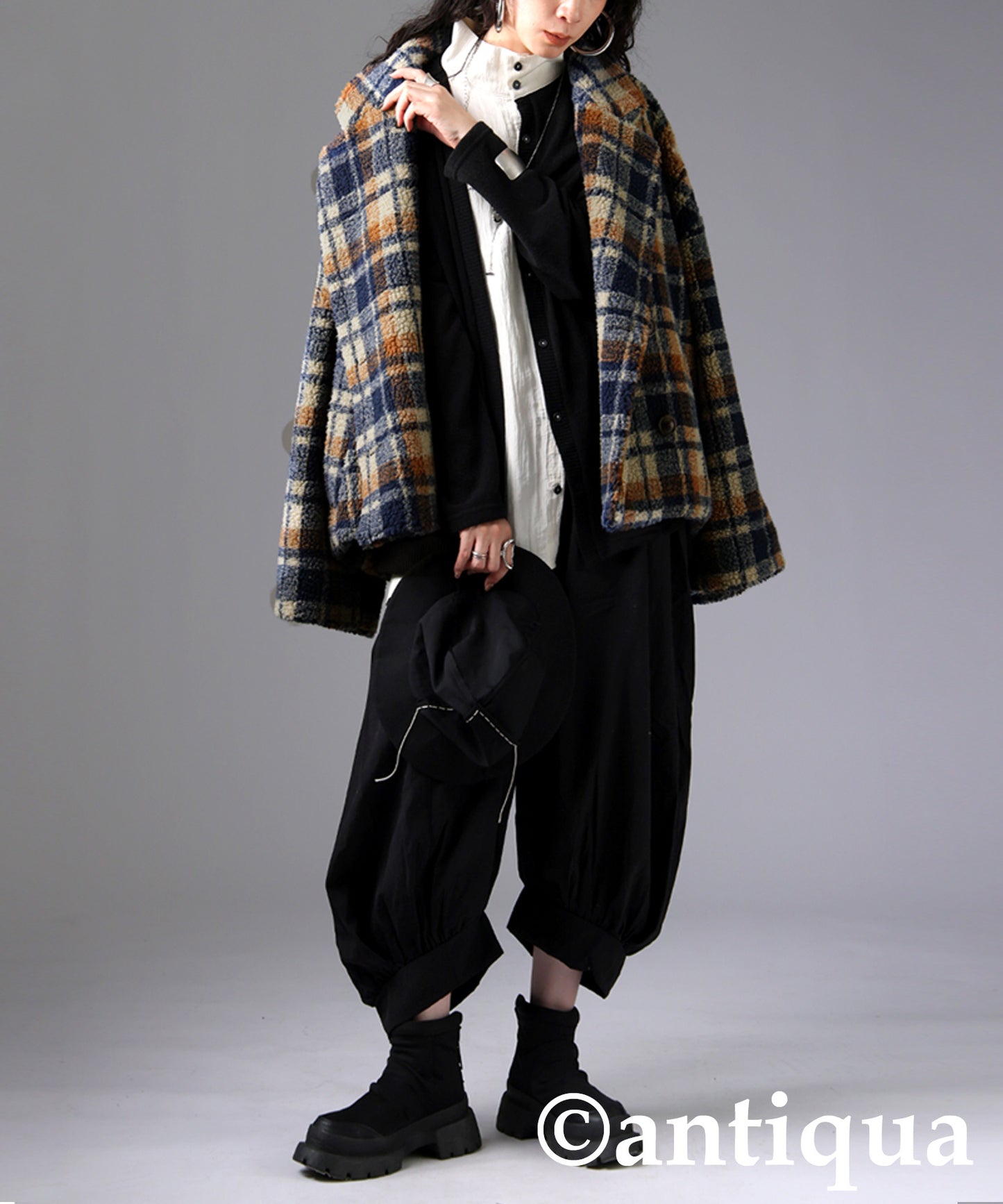 Check Boa Jacket Ladies