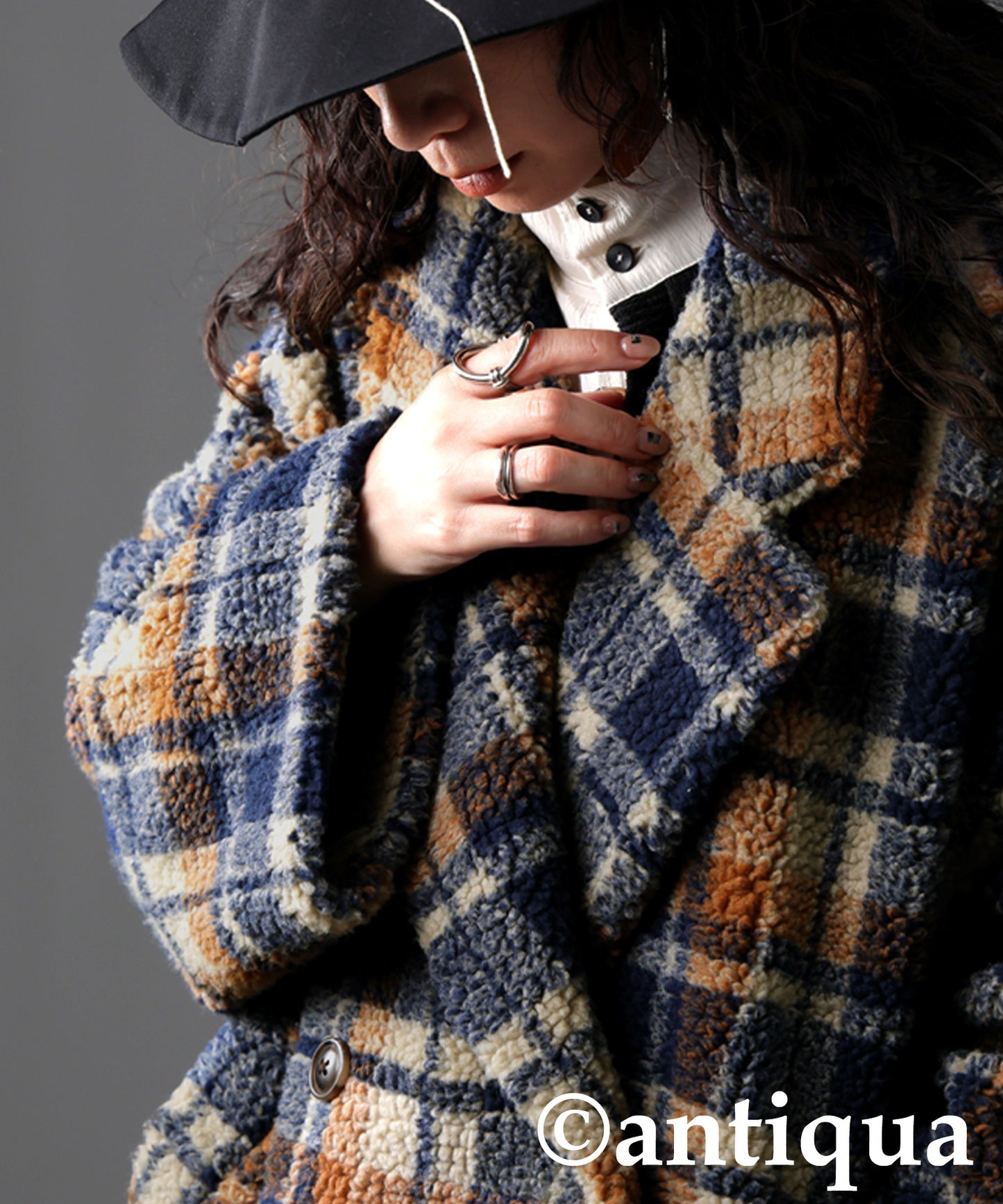 Check Boa Jacket Ladies