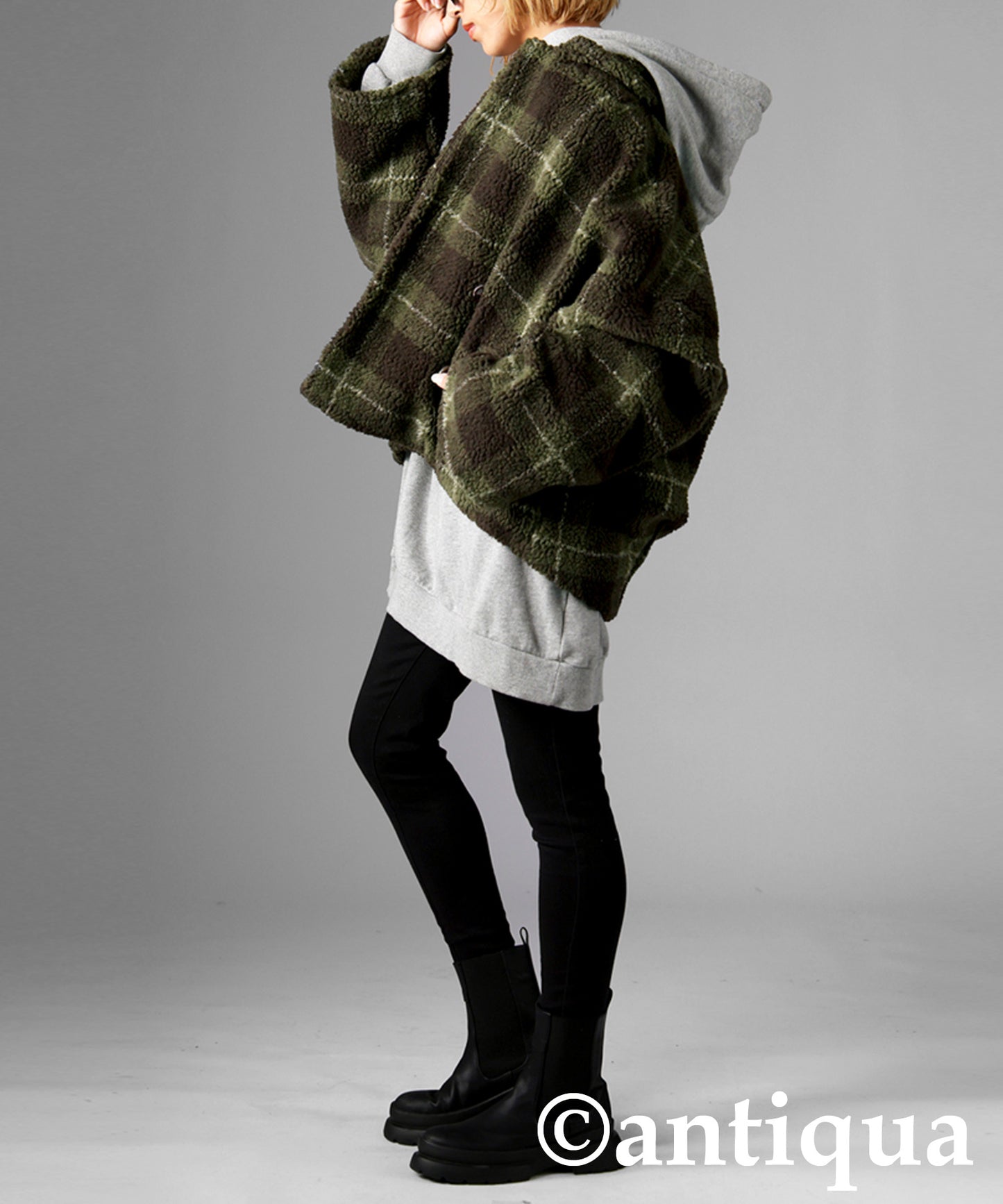 Check Boa Jacket Ladies