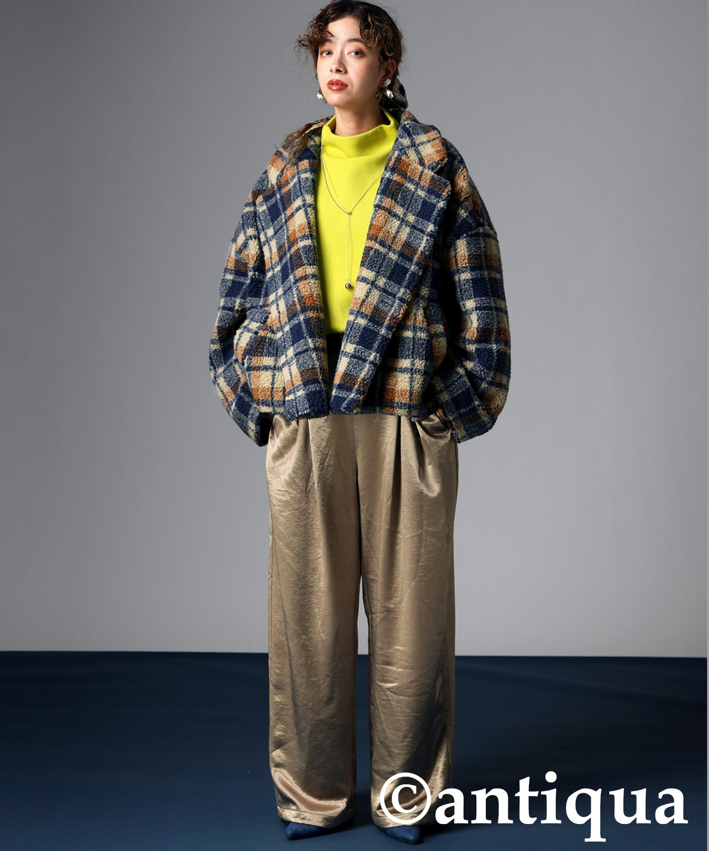 Check Boa Jacket Ladies