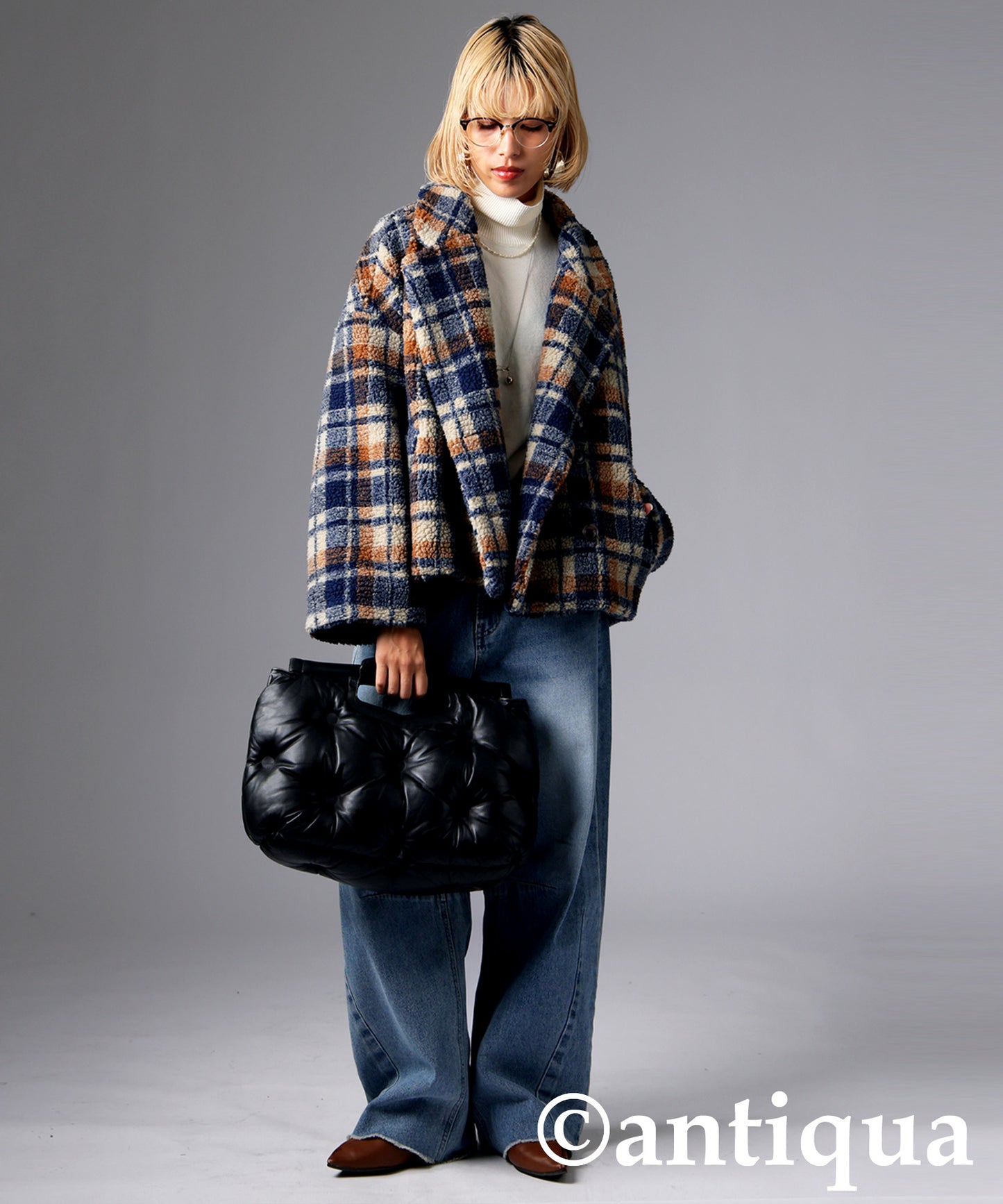 Check Boa Jacket Ladies