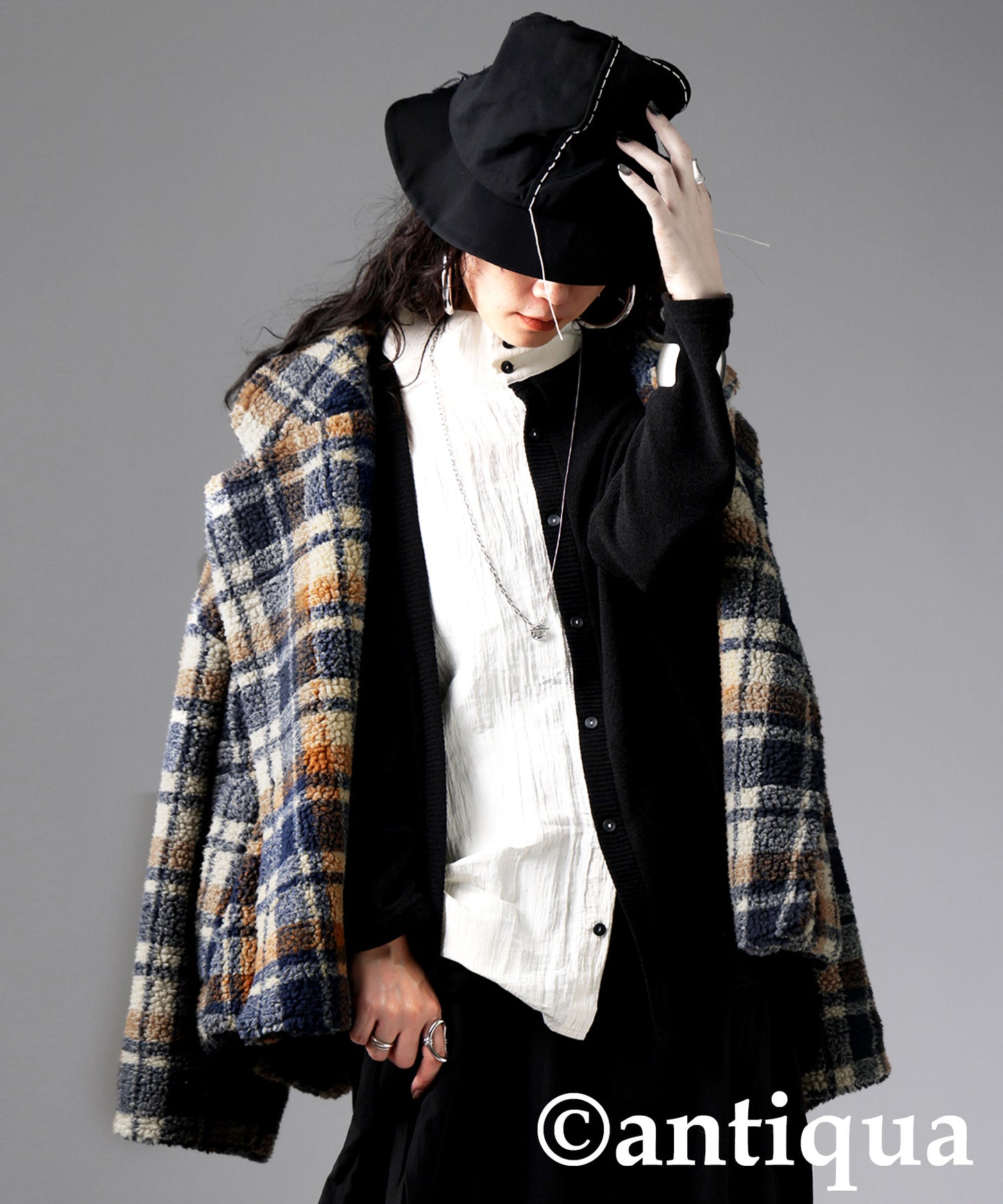 Check Boa Jacket Ladies