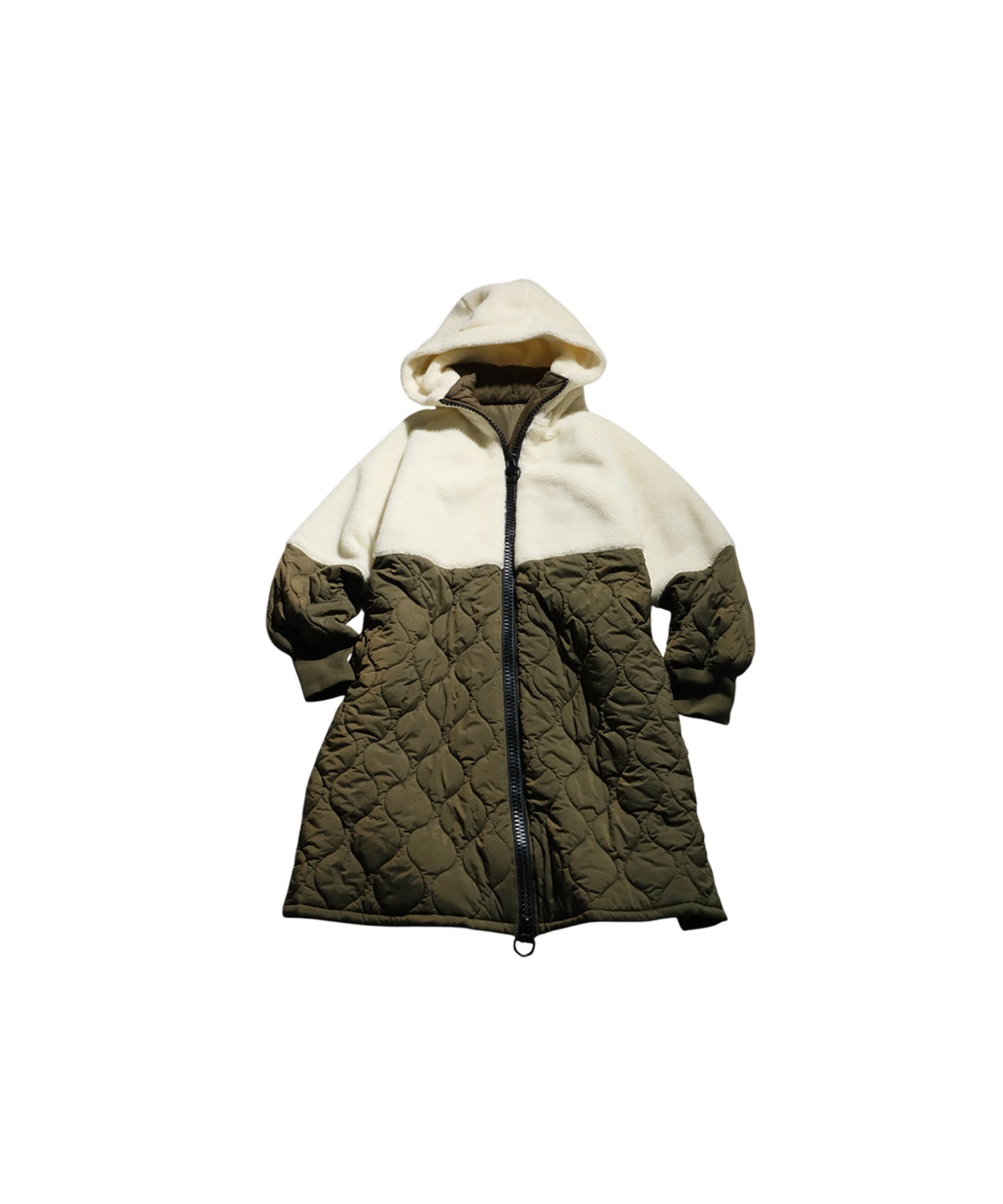 Big Zipper Long Coat Ladies