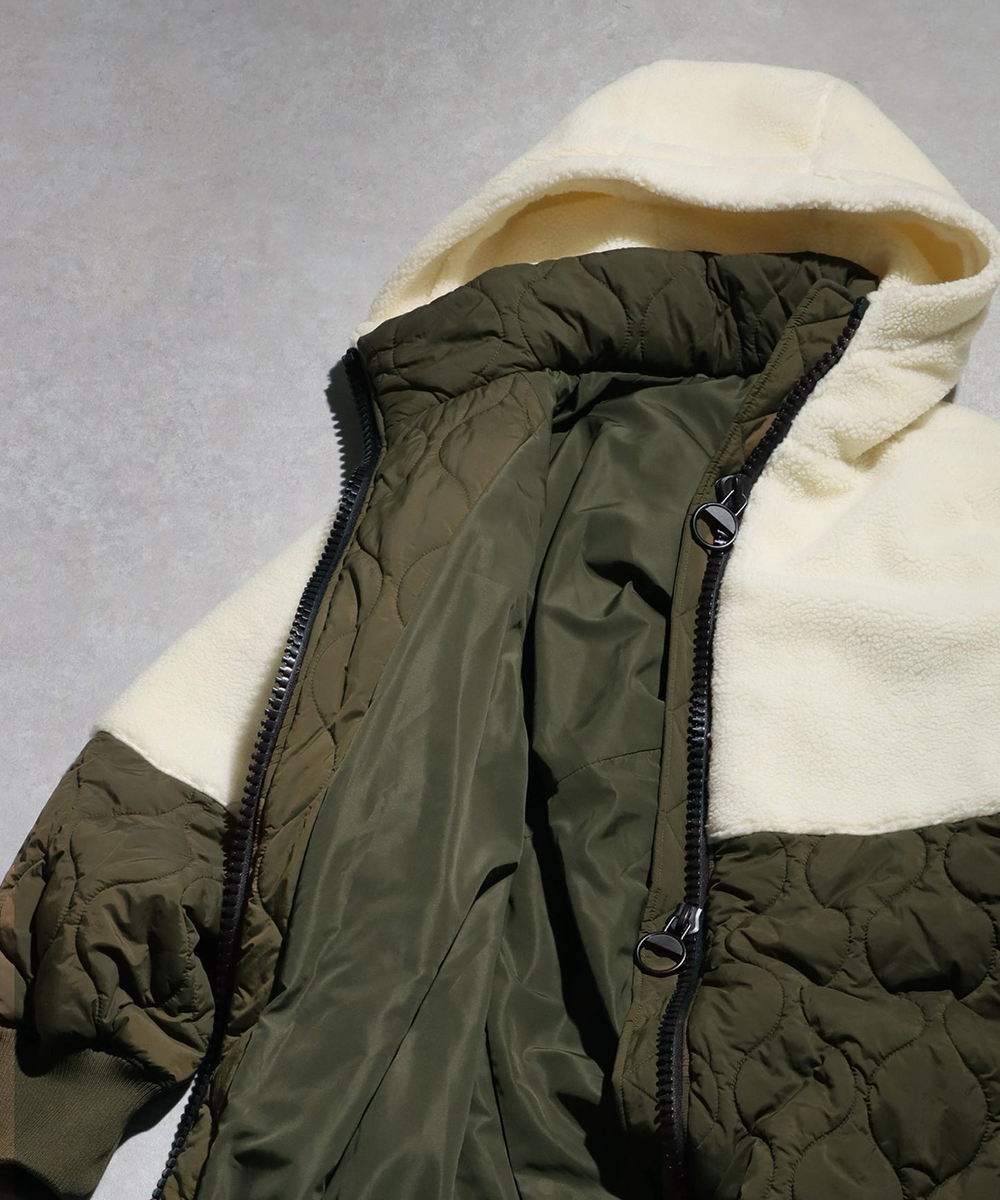 Big Zipper Long Coat Ladies