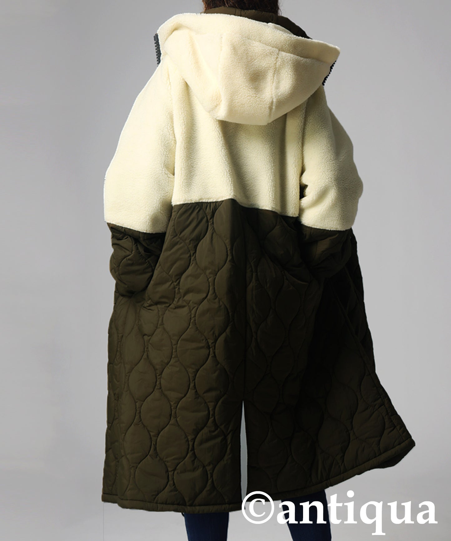 Big Zipper Long Coat Ladies