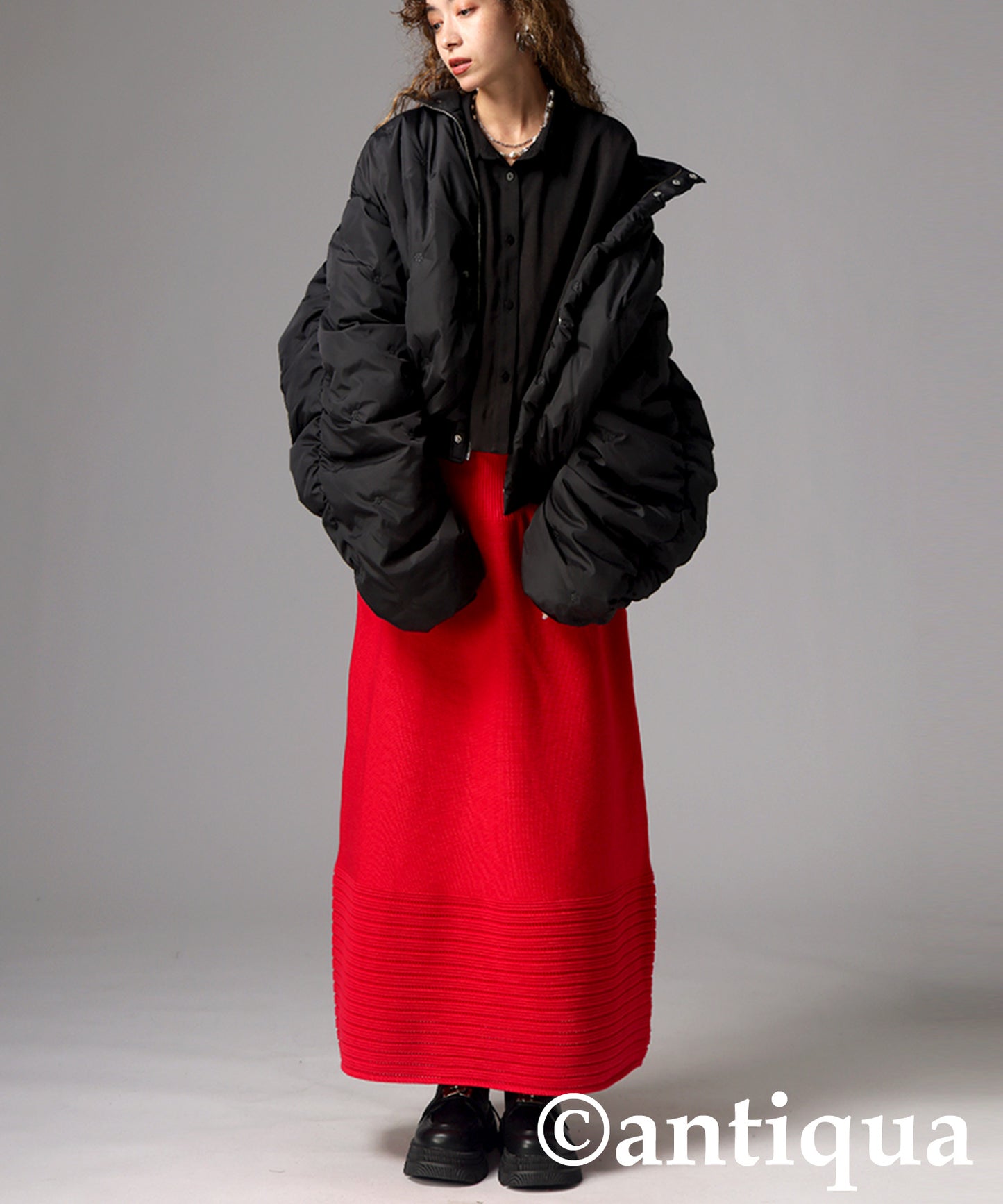 Dotted Quilted Jacket Ladies