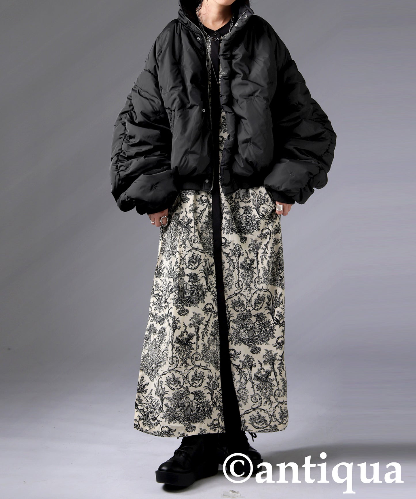 Dotted Quilted Jacket Ladies