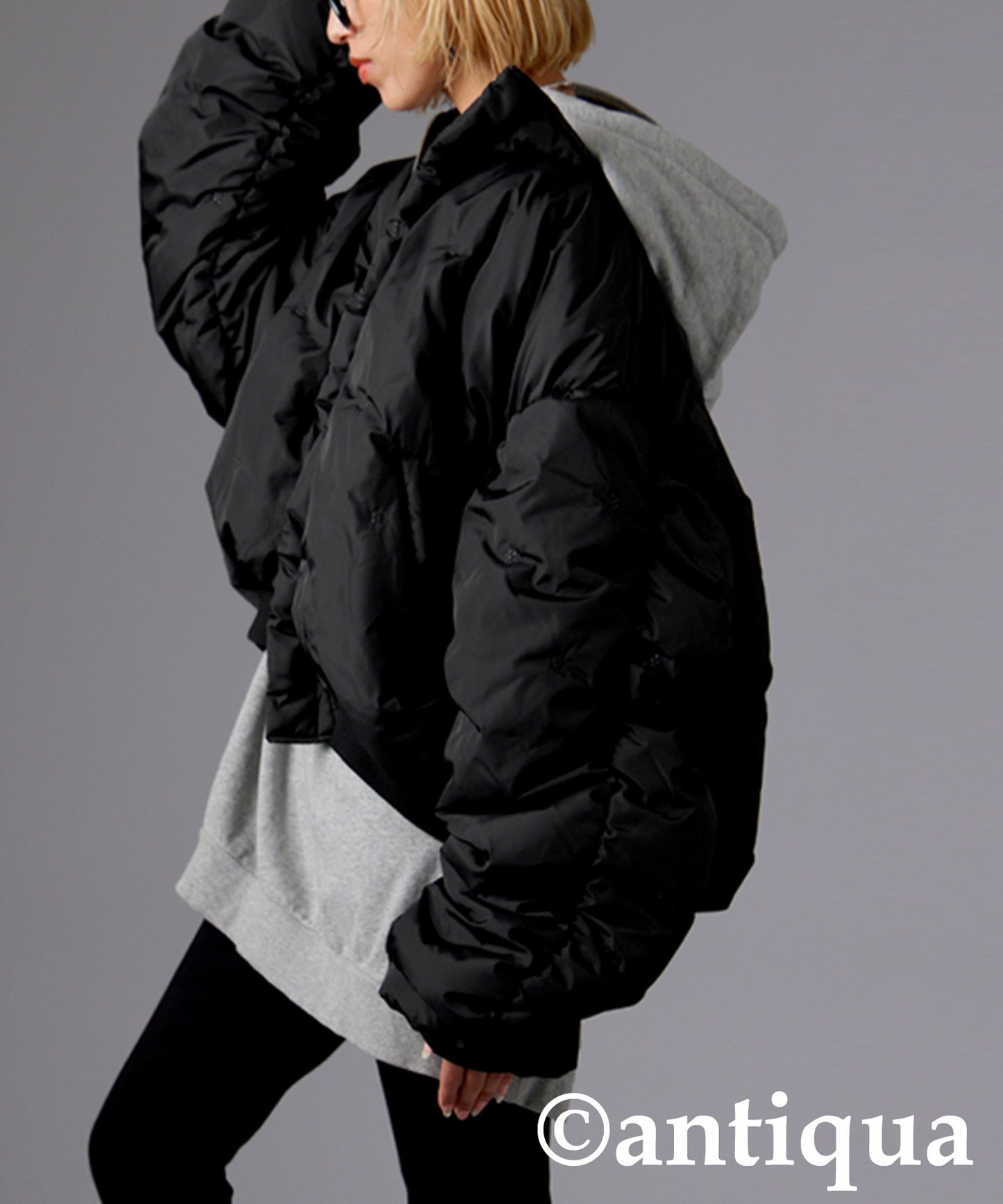 Dotted Quilted Jacket Ladies