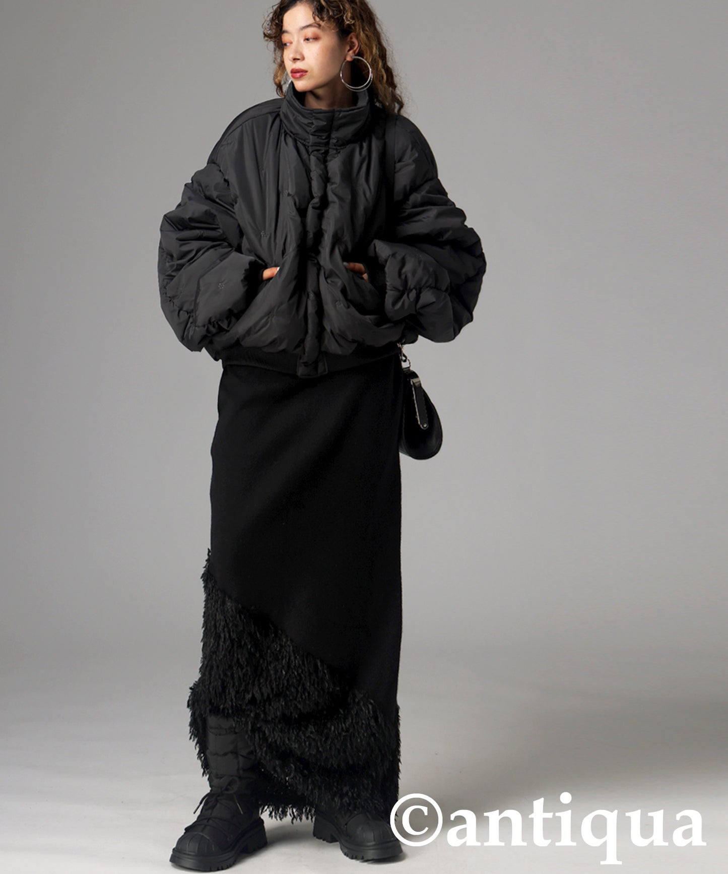 Dotted Quilted Jacket Ladies