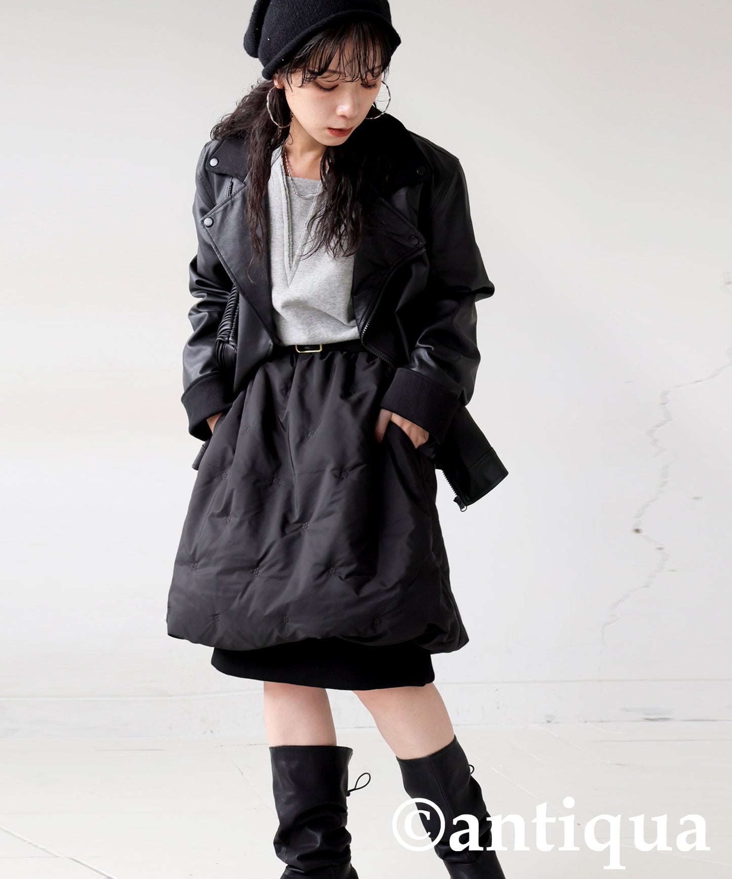 Padded Balloon Skirt Ladies