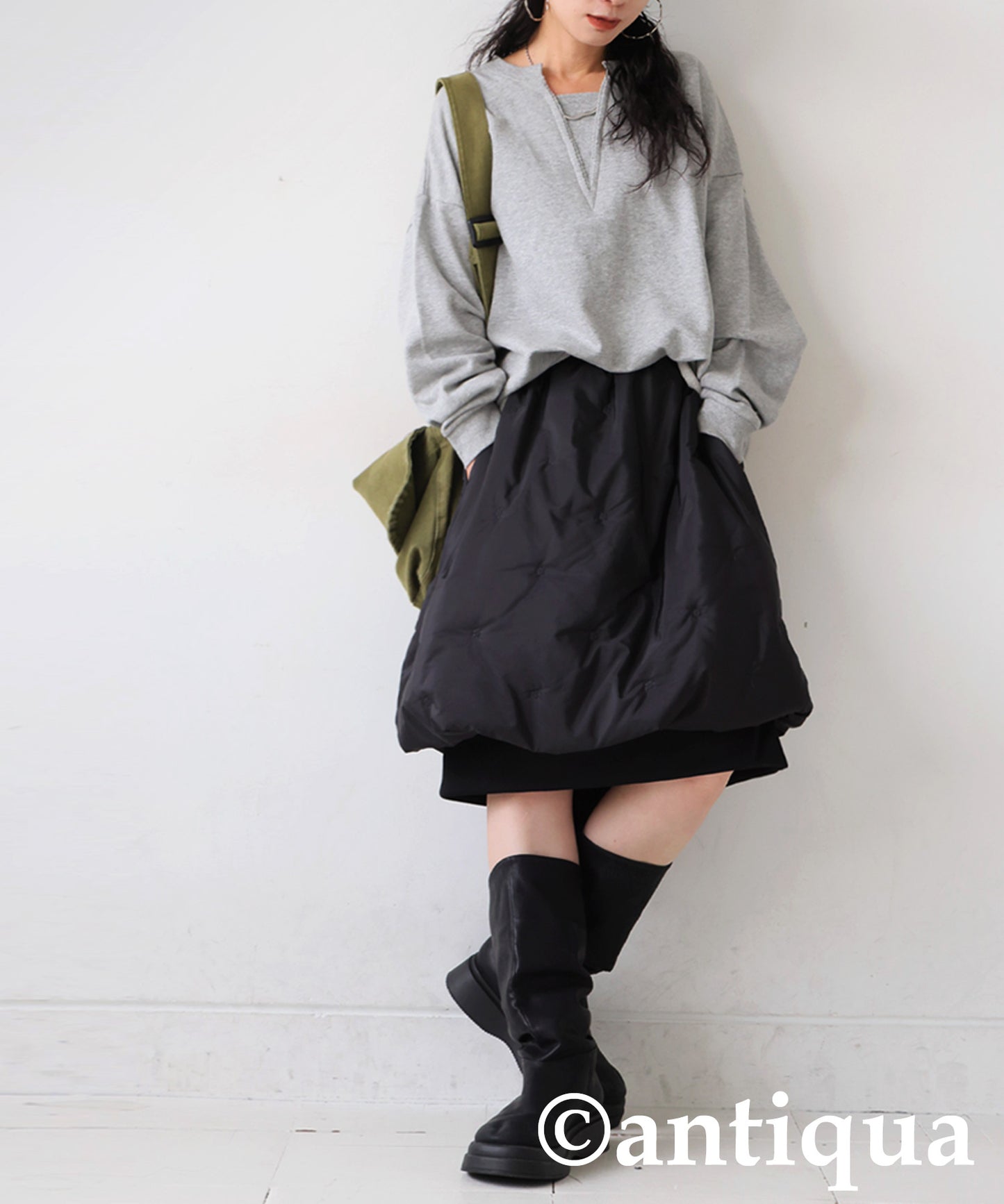 Padded Balloon Skirt Ladies