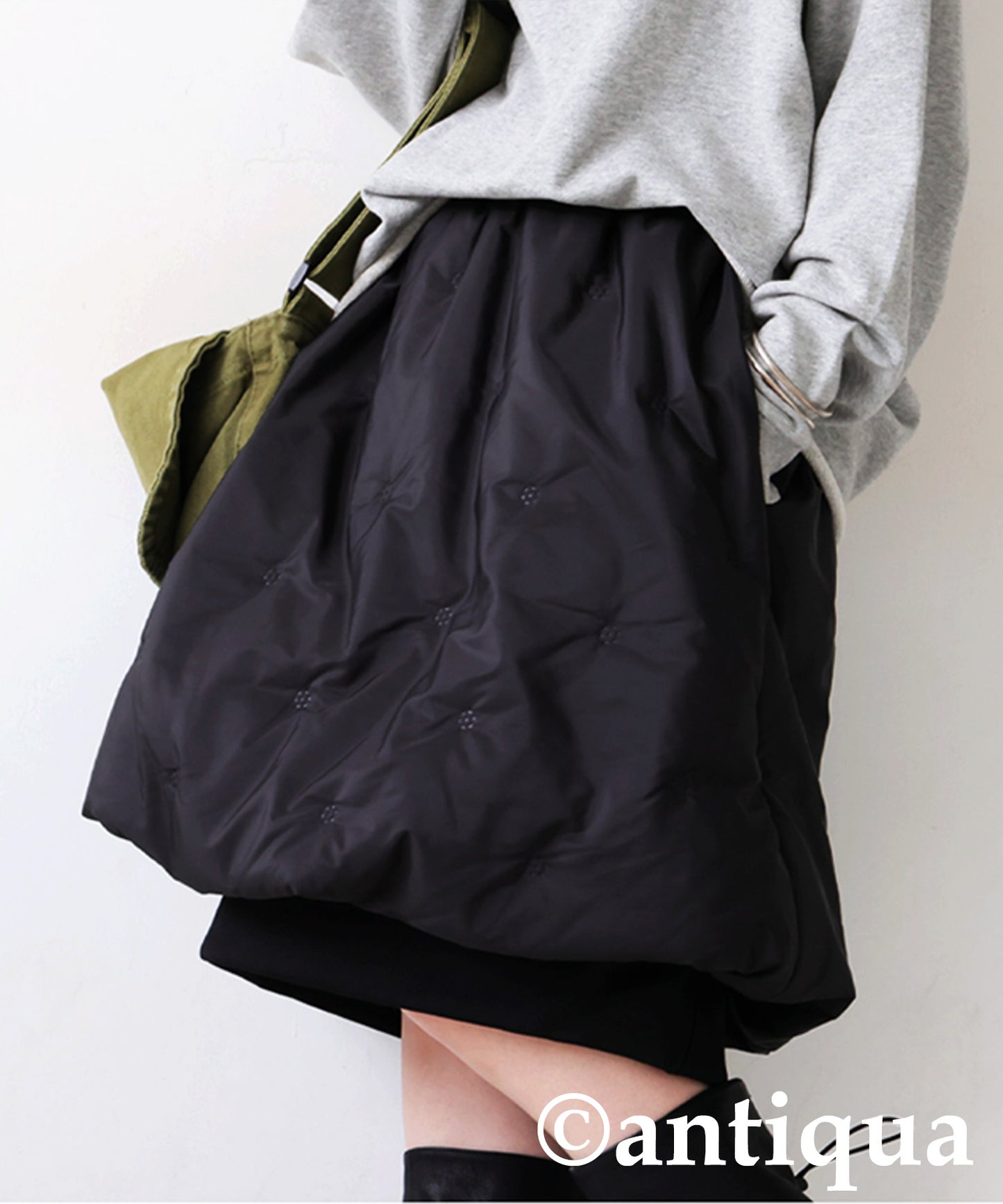 Padded Balloon Skirt Ladies