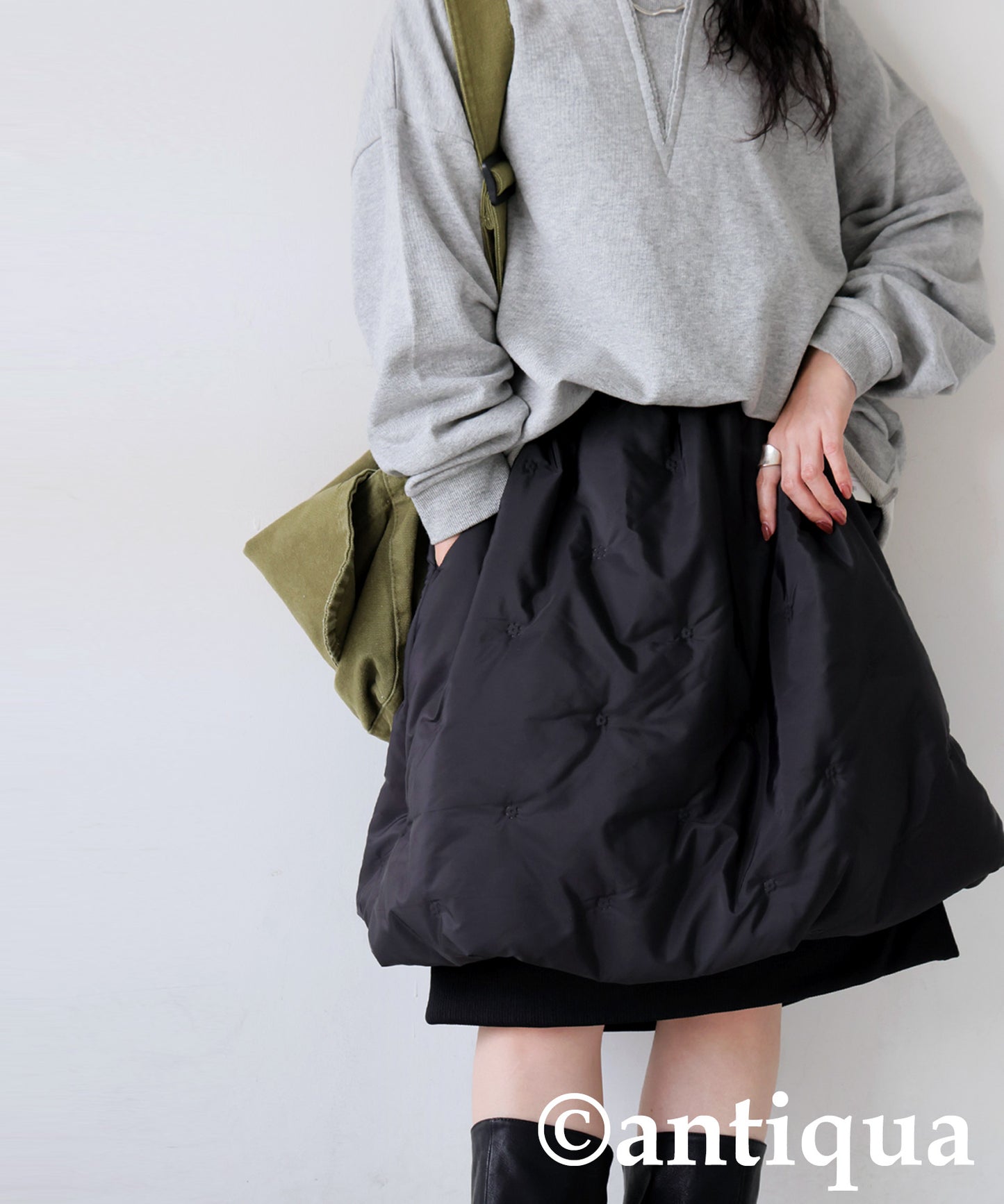 Padded Balloon Skirt Ladies