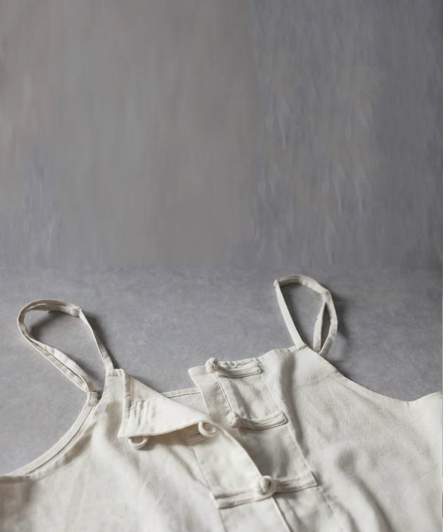 Wide-Legged Linen-Style Overalls Ladies