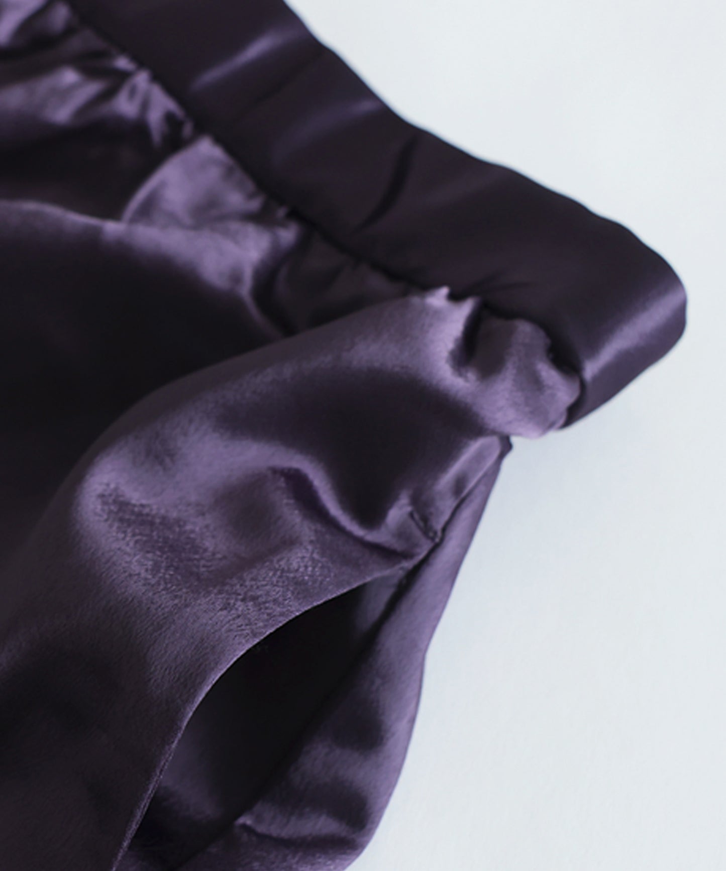 A-Line Satin Long Skirt Ladies