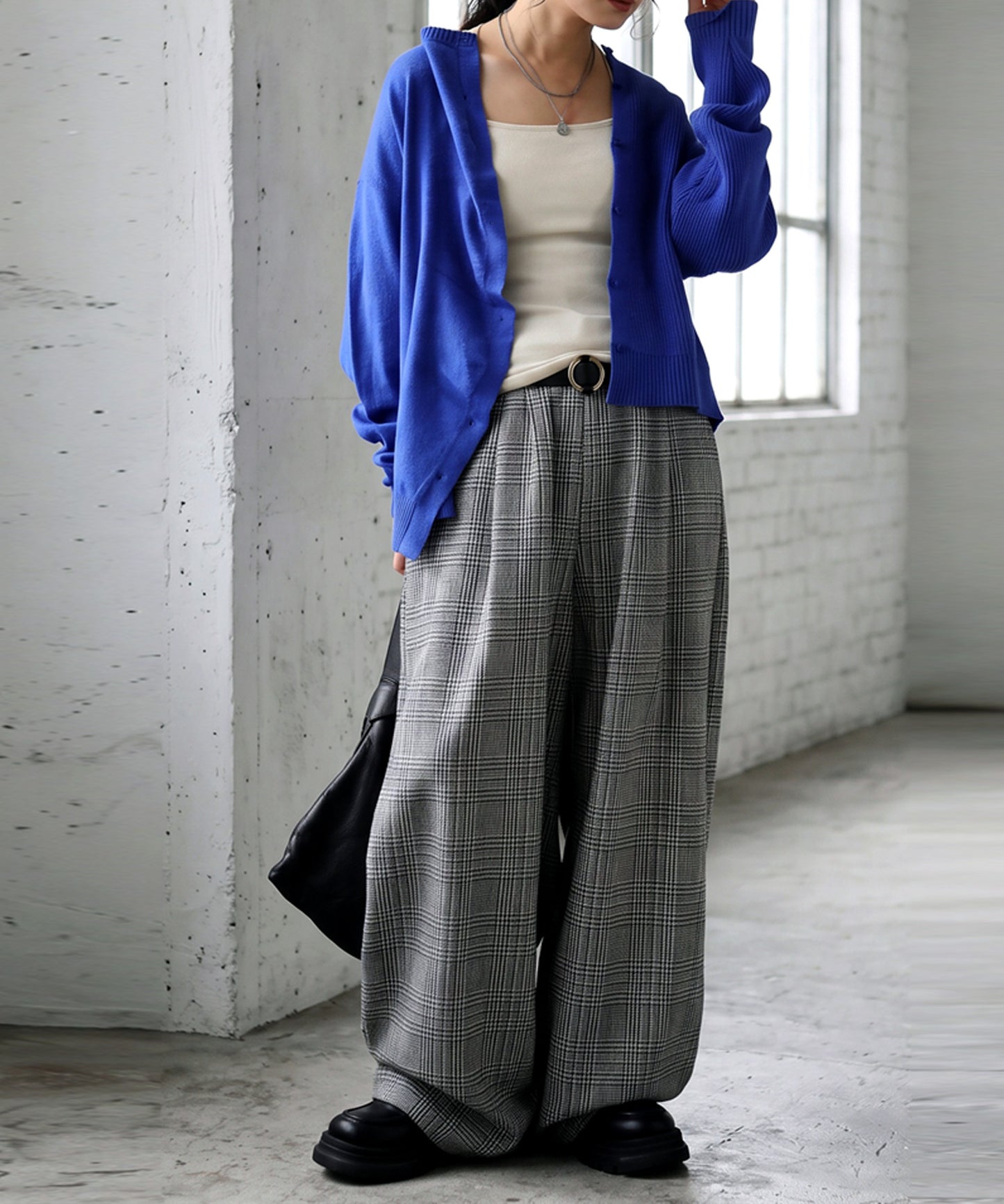 Cashmere-Touch Draped Knit Cardigan Ladies