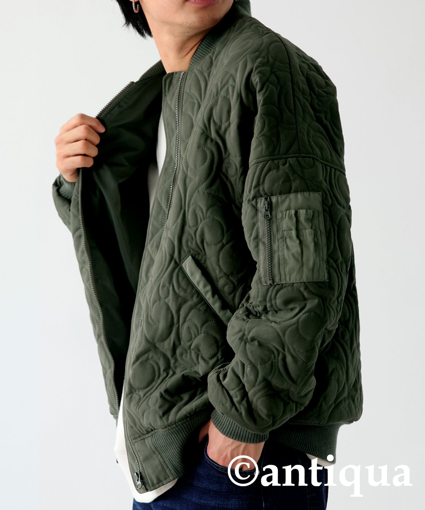 MA-1 quilting Men's jacket