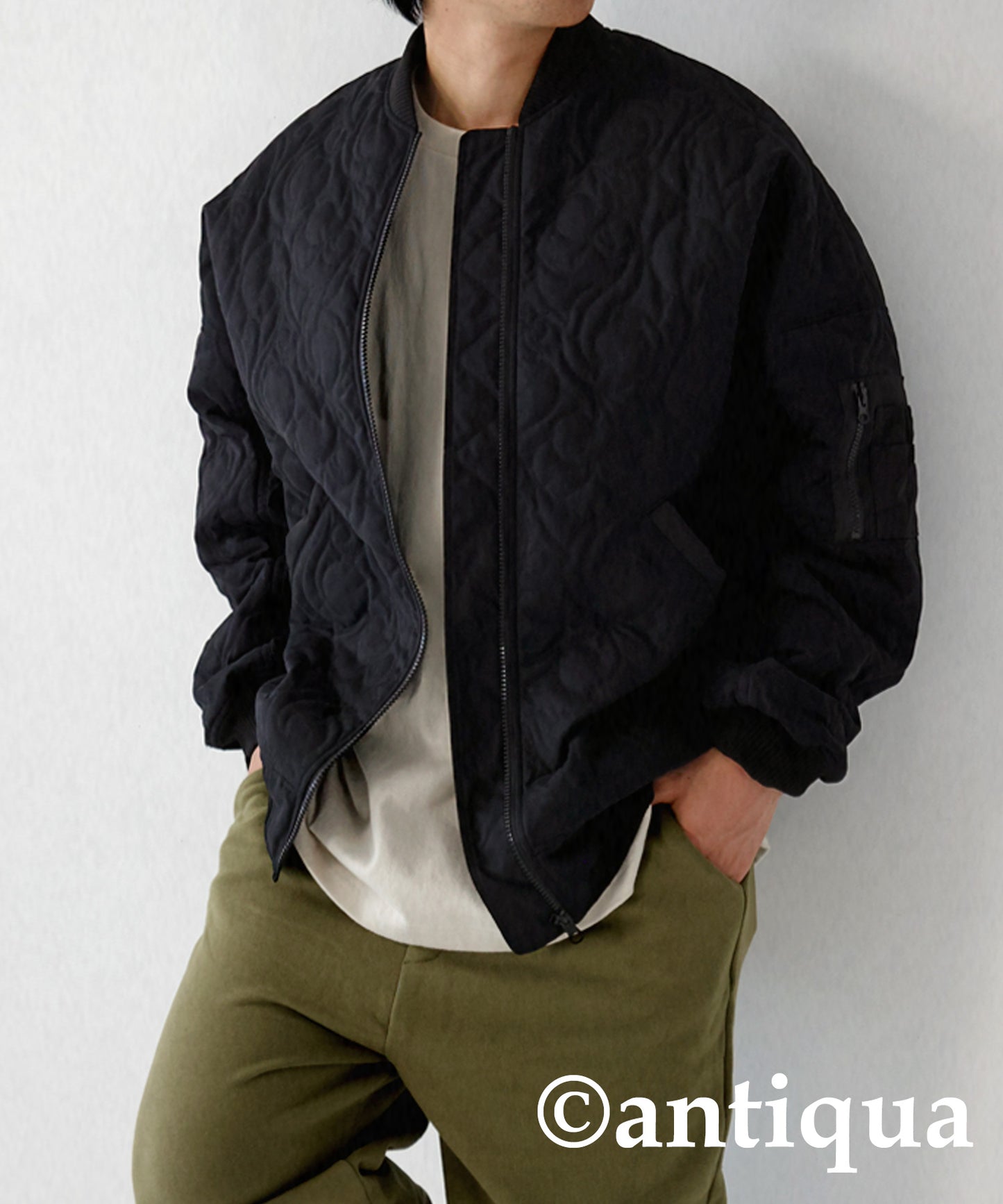 MA-1 quilting Men's jacket